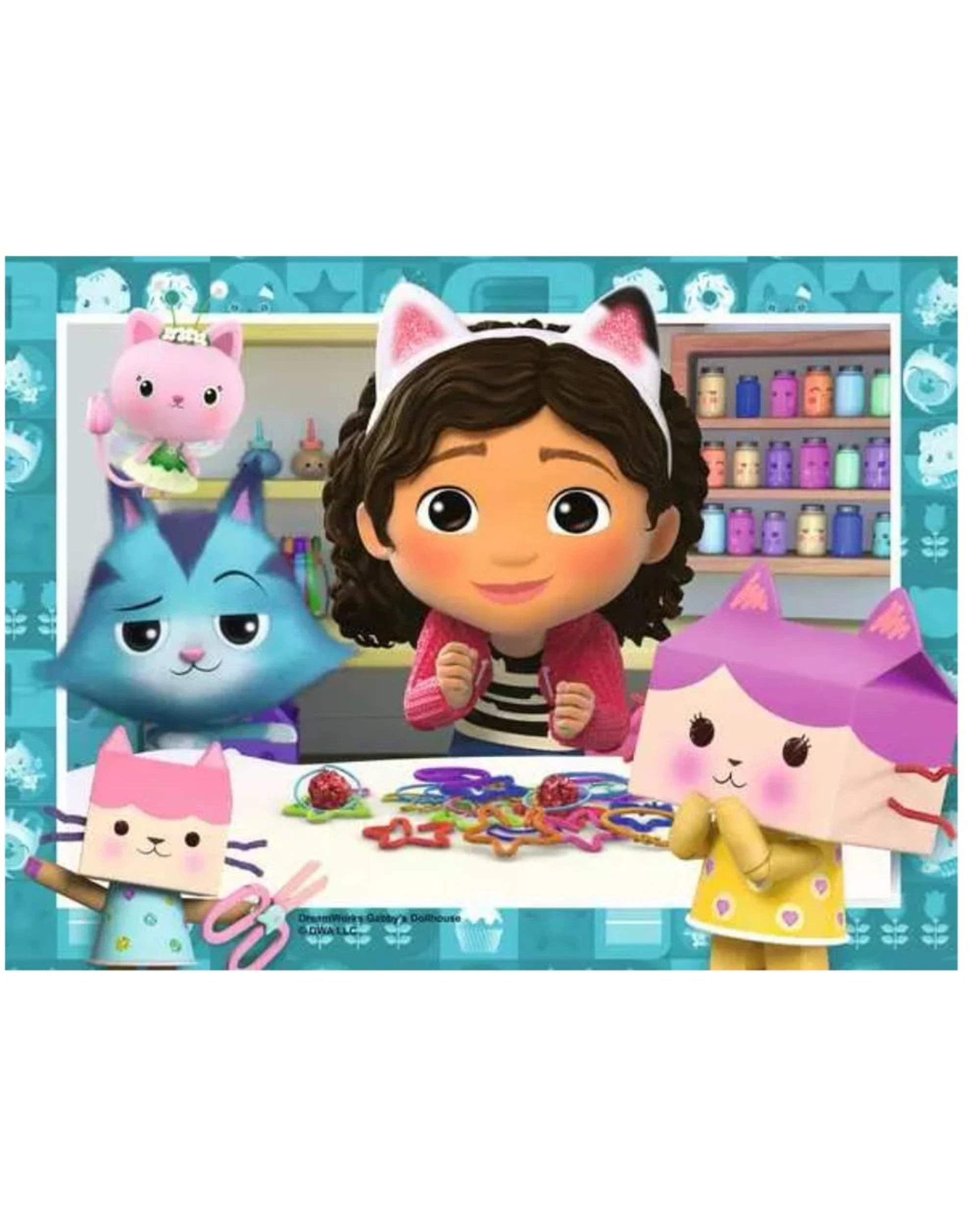 2 Ravensburger Gabbys Dollhouse 4 In A Box Jigsaw Puzzle, 2 of 5