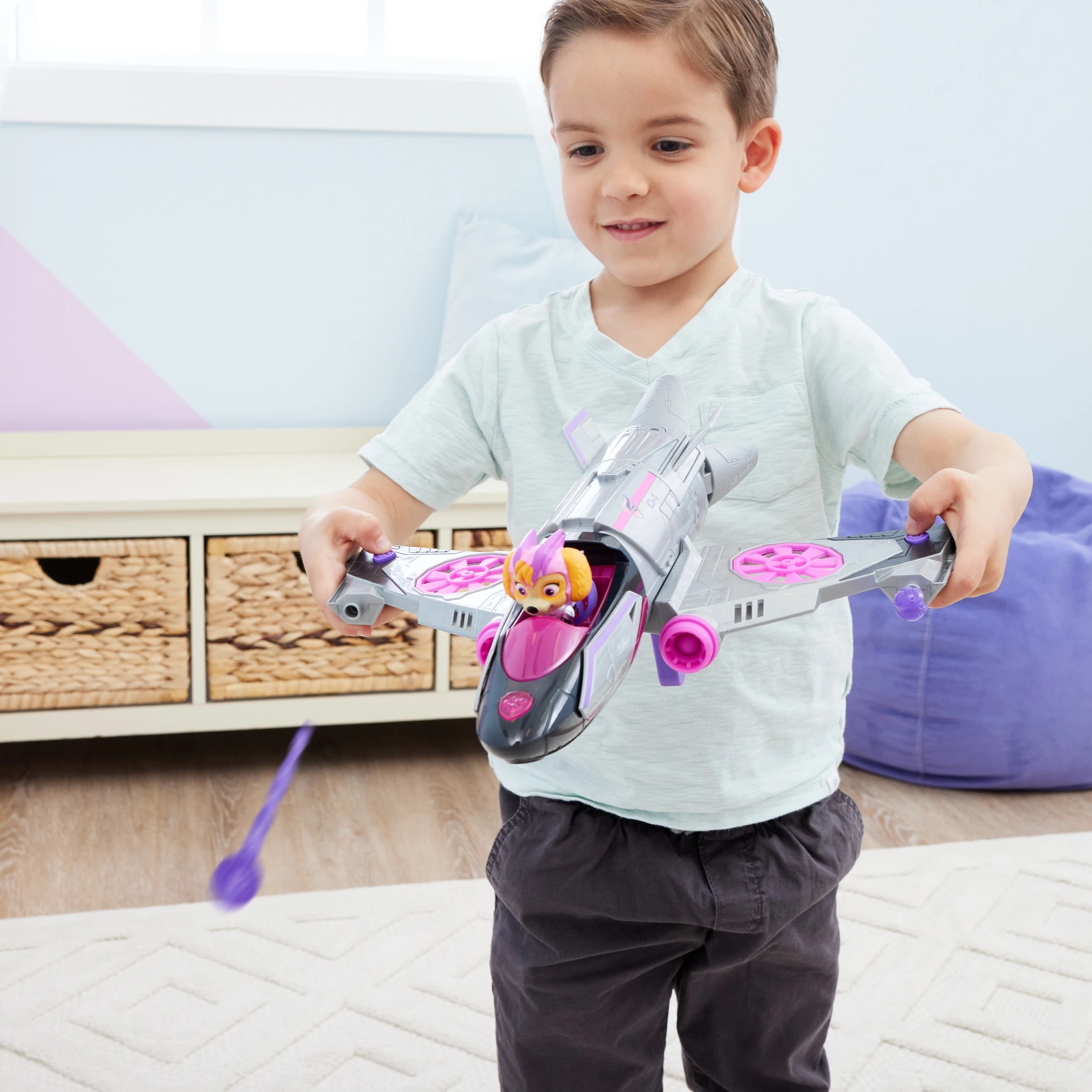 5 PAW Patrol: The Mighty Movie Skye Transforming Jet, 5 of 7
