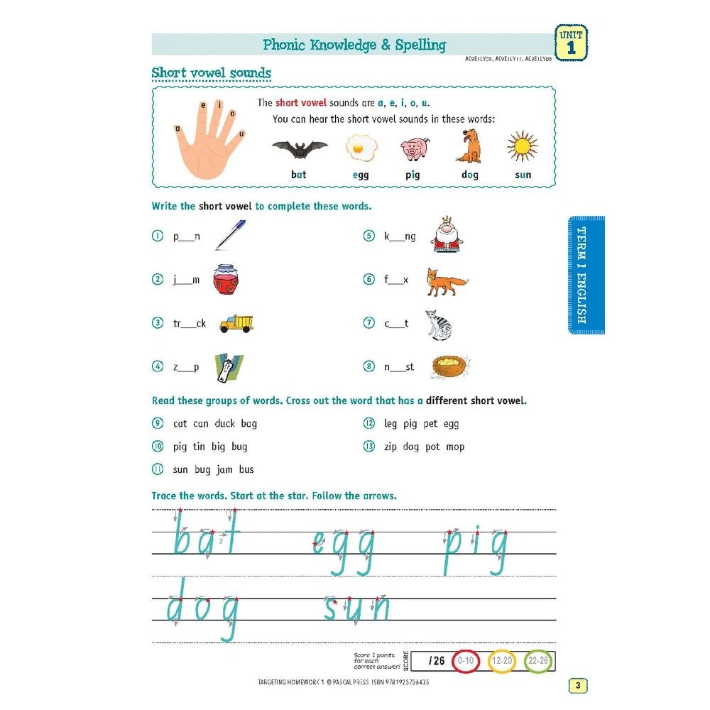 9 Targeting Homework Activity Book 1 (New Edition), 9 of 10