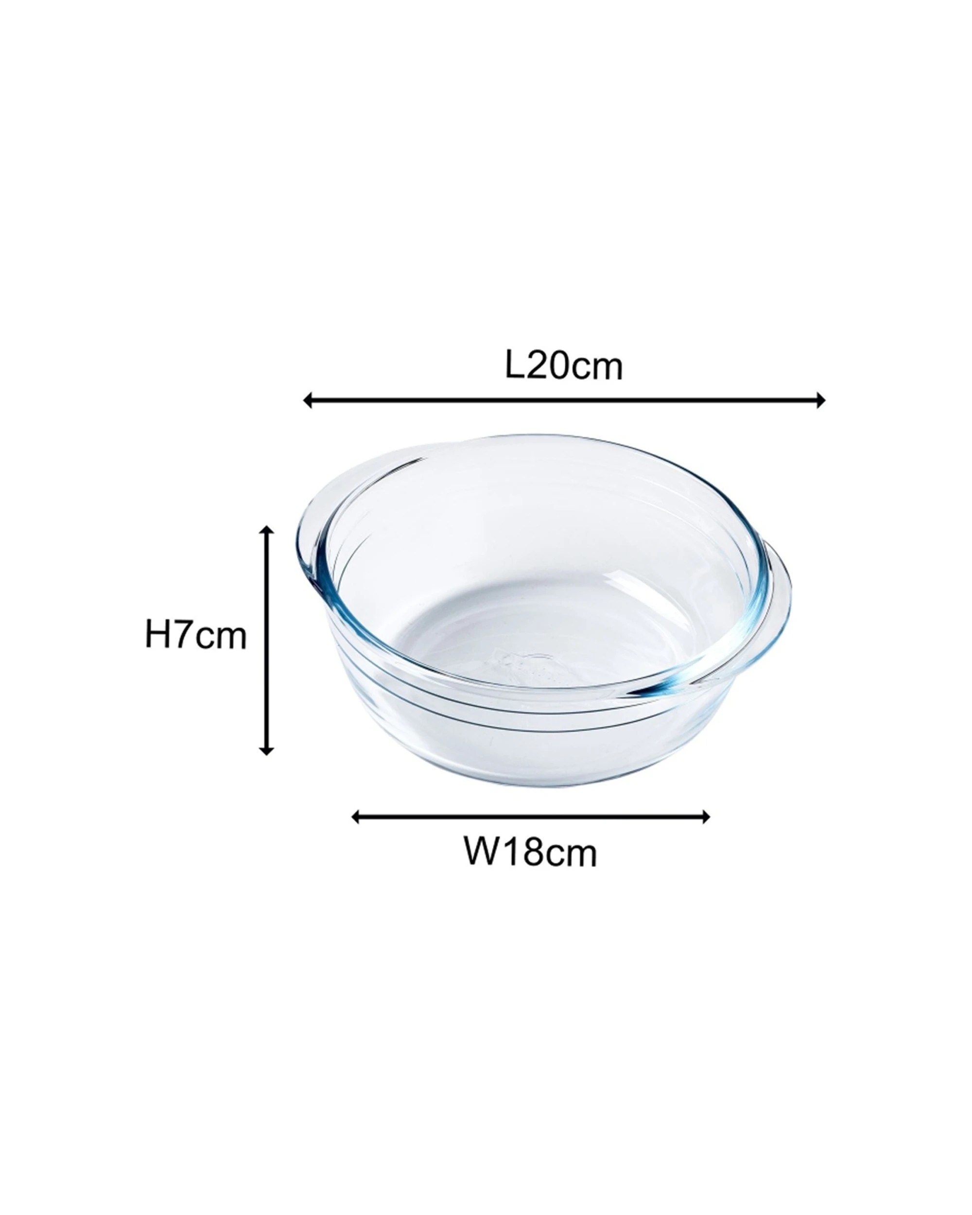 5 O'Cuisine 1L Borosilicate Glass Round Roaster - Plain, 5 of 6