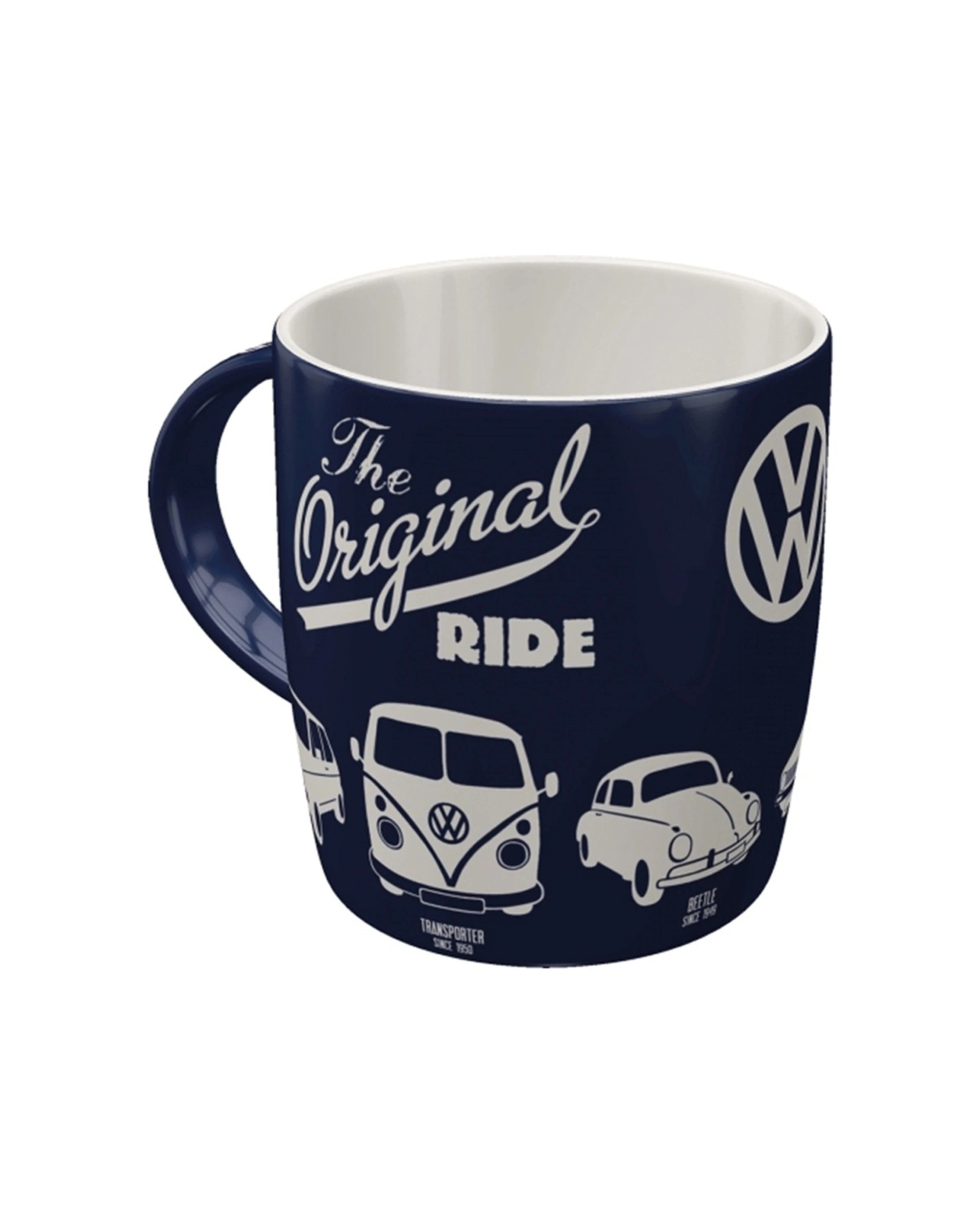 2 Nostalgic-Art 4PK Ceramic Mug 330ml Retro Design - VW The Original Ride - Black, 2 of 5