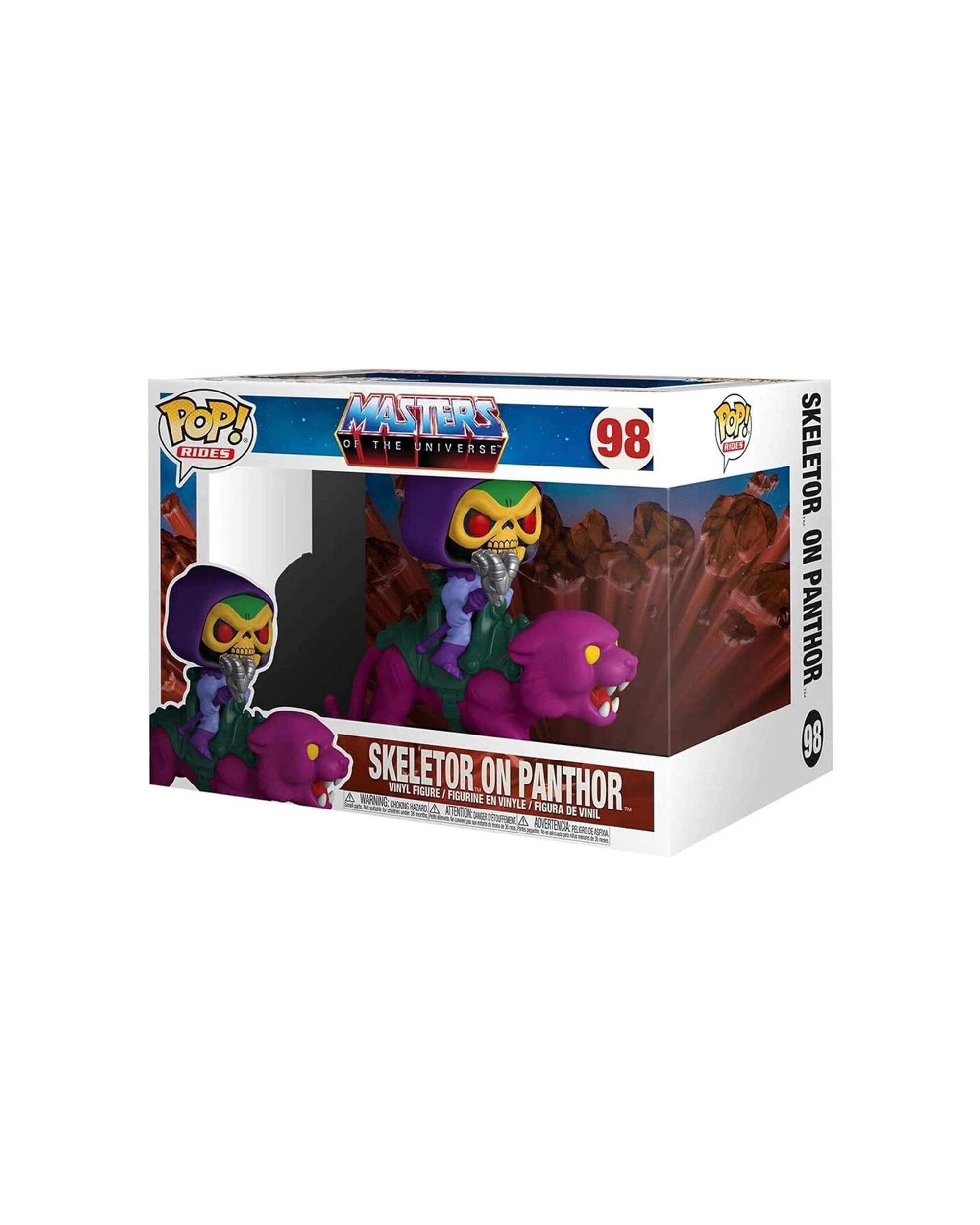 3 Masters Of The Universe Skeletor On Panthor Pop Ride Action Figure Vinyl - Multi, 3 of 3