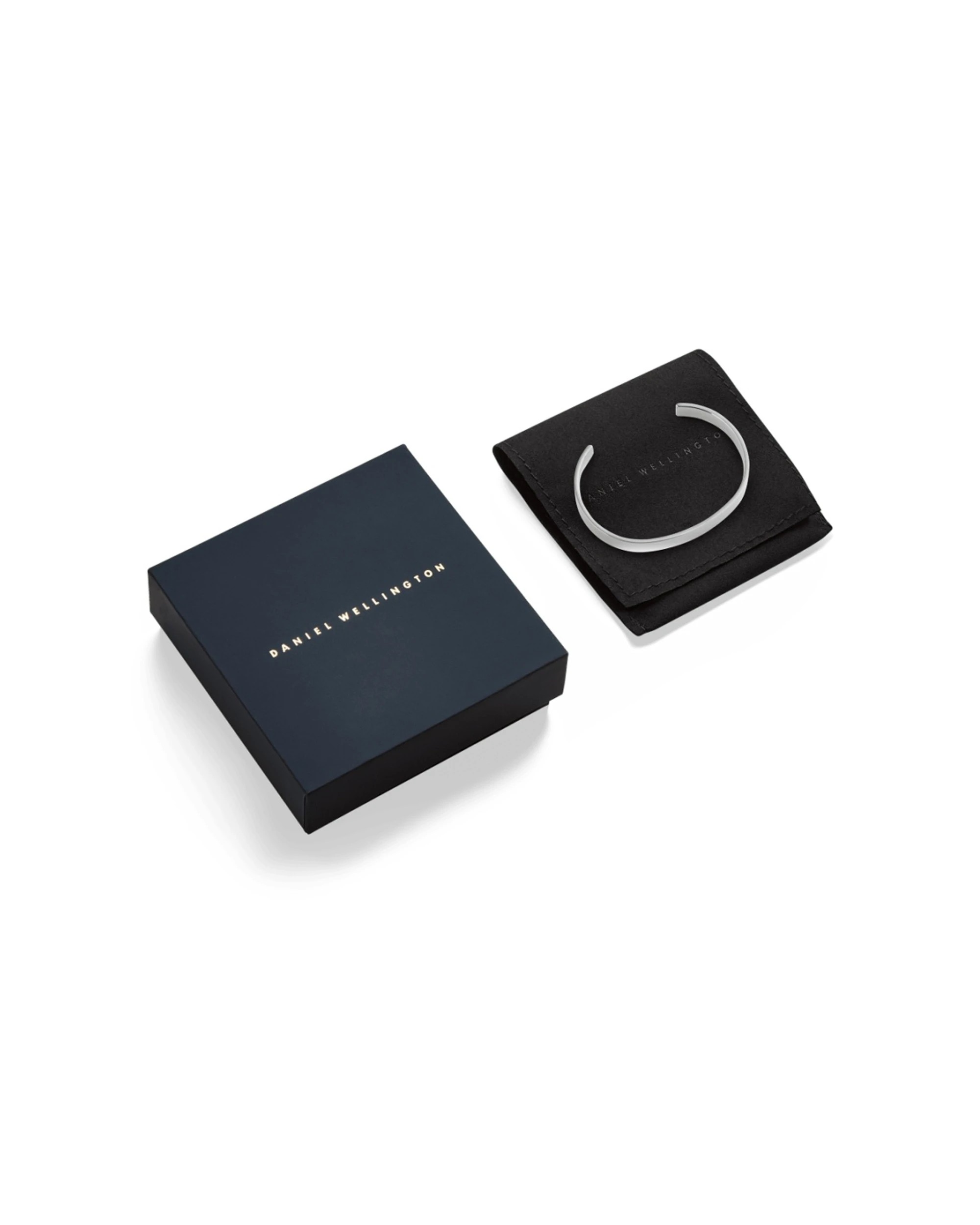 5 Daniel Wellington Line Cuff Polished Silver Bracelet Large Jewellery - Silver, 5 of 5