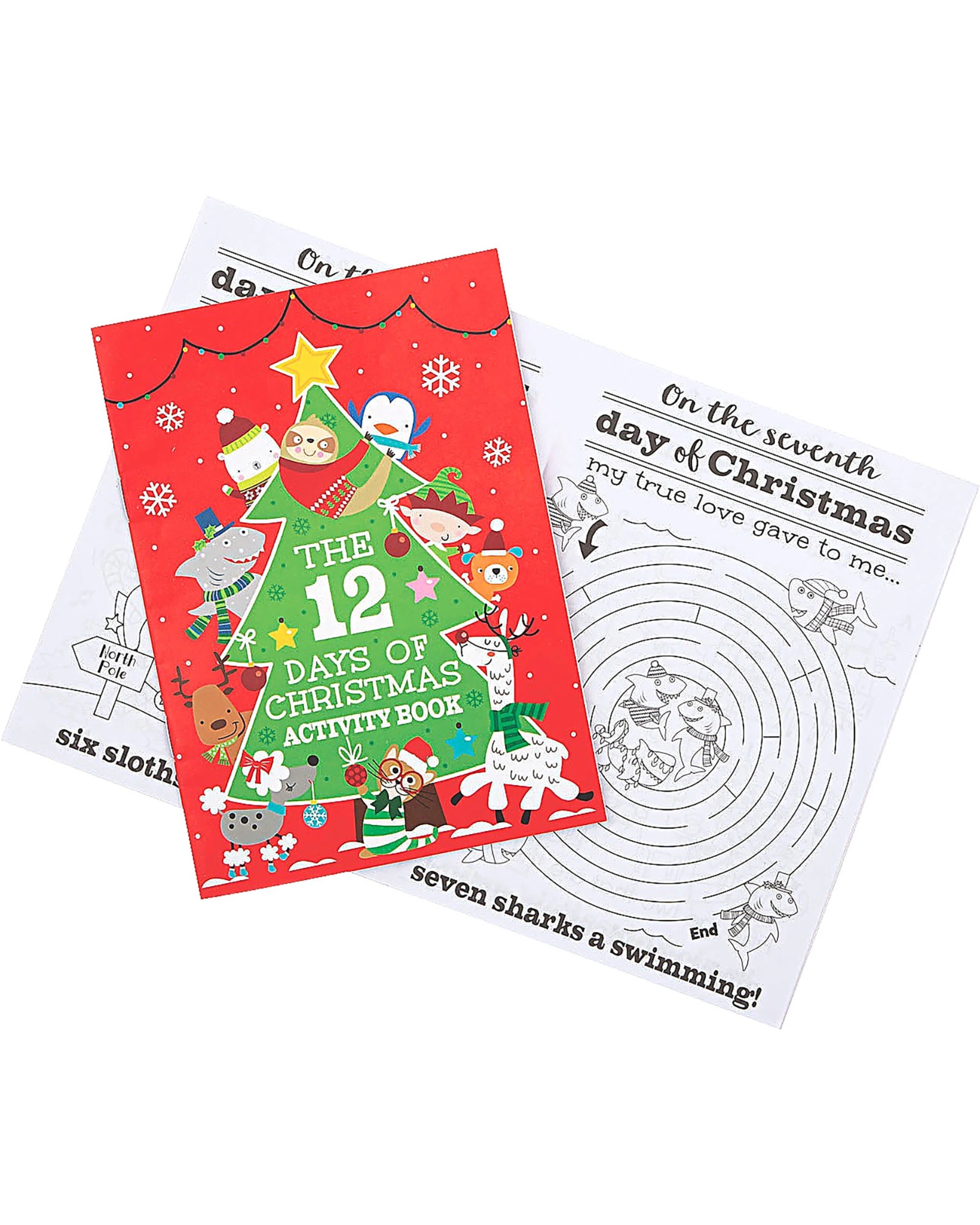1 Fun Express 12 Days of Christmas Activity Books Pack of 24 - Plain, 1 of 1