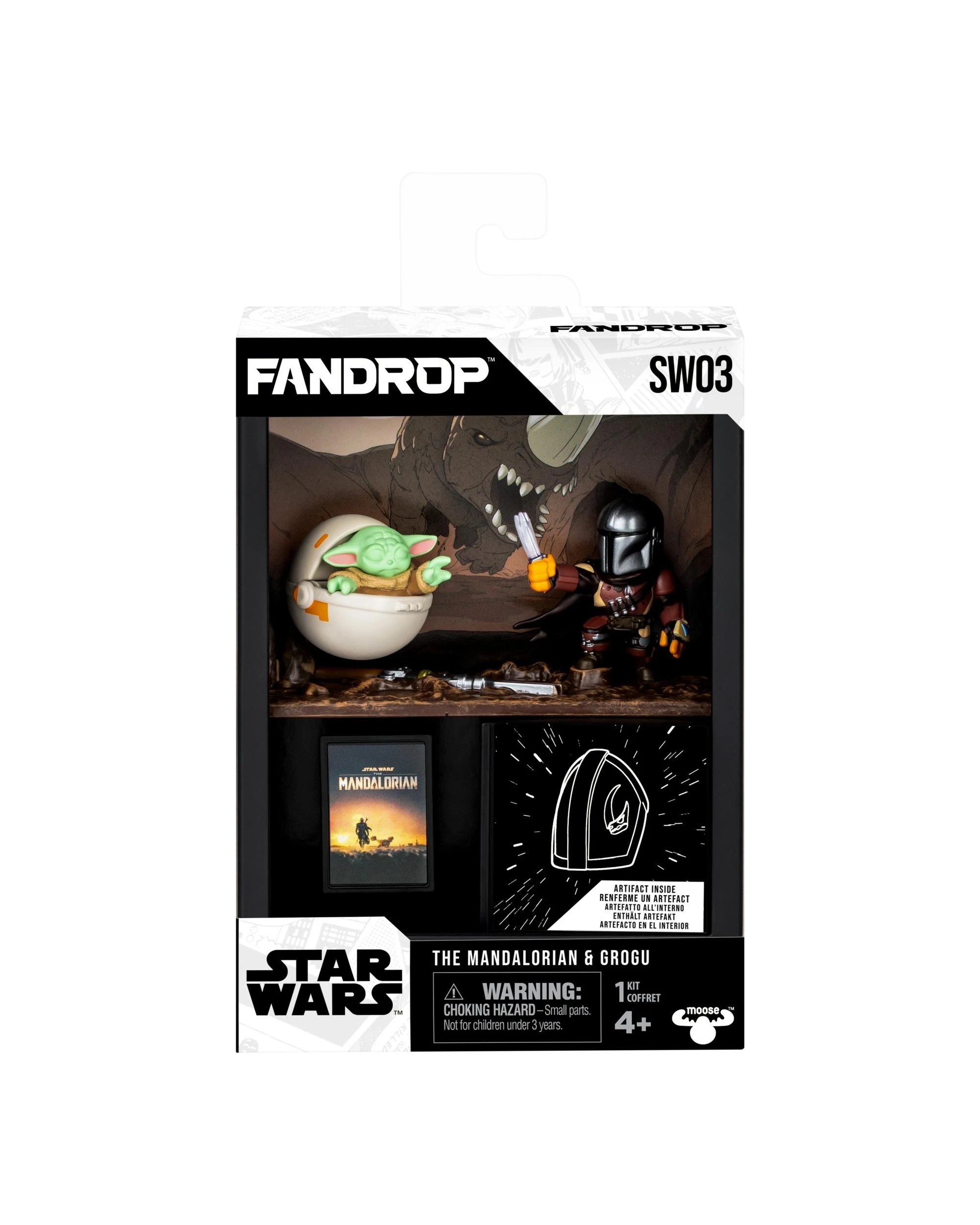 1 Fandrop Star Wars SW03 The Mandalorian and Grogu 2 Figure Diorama, 1 of 7