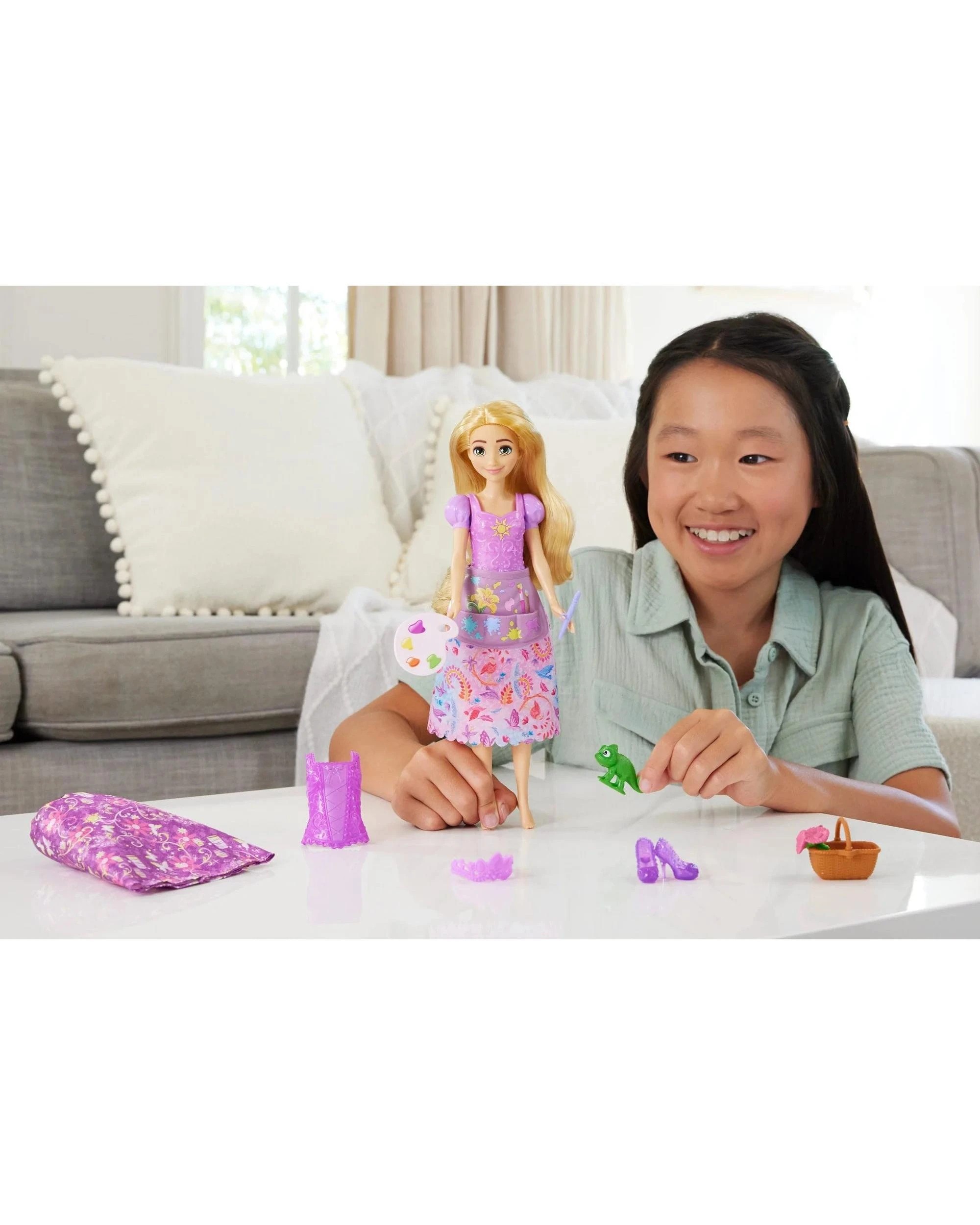 6 Disney Princess 2-in-1 Stories Rapunzel Fashion Doll, 6 of 6