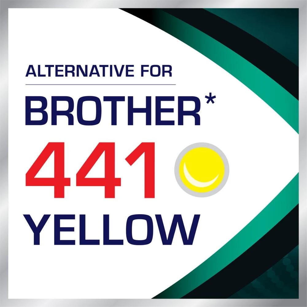 2 Calidad Brother TN441 Toner Cartridge Yellow, 2 of 7