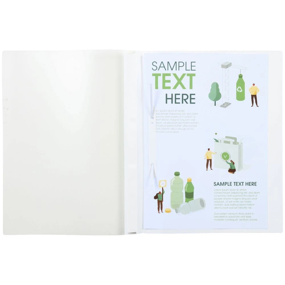 3 J.Burrows A4 Flat File White, 3 of 3