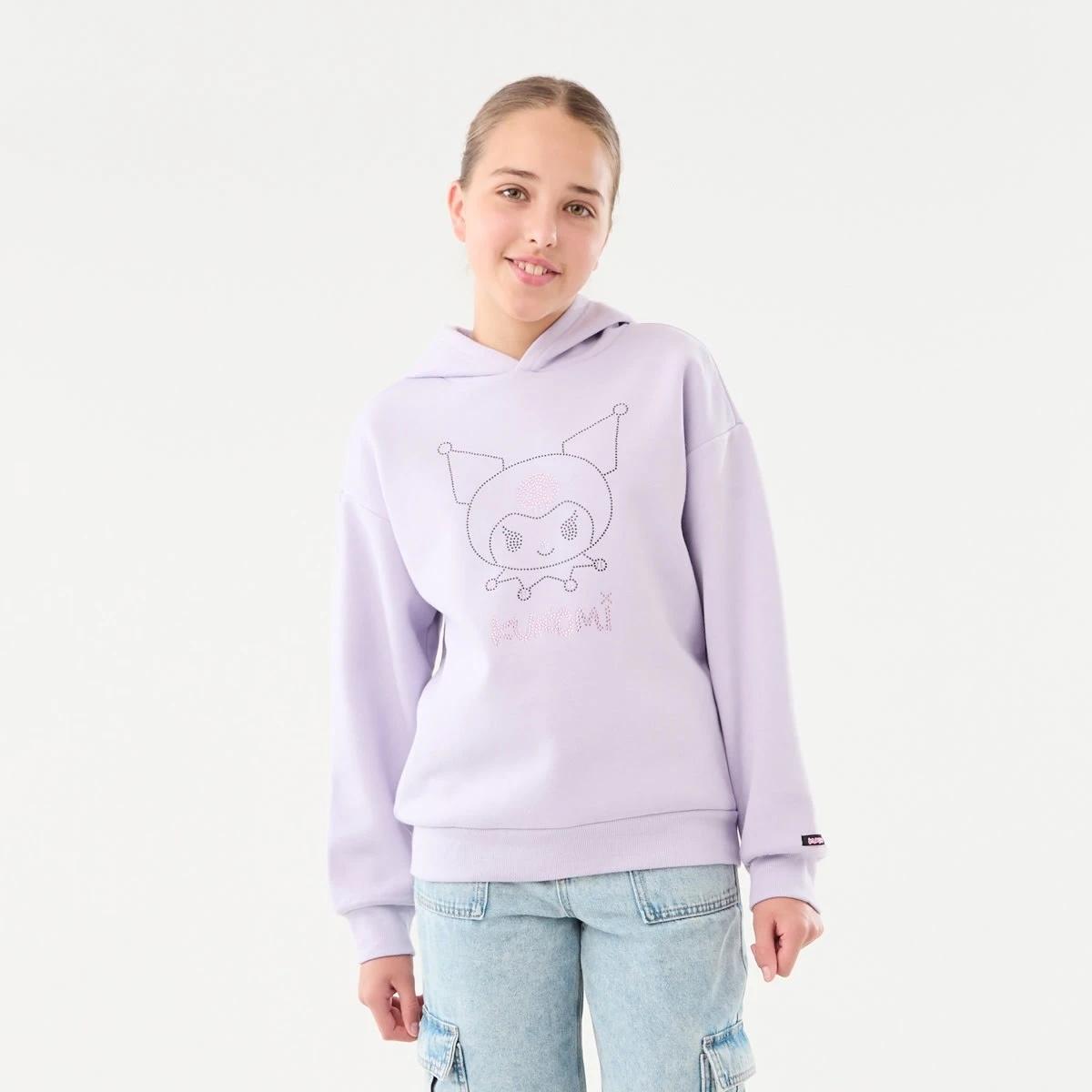 1 Kuromi License Oversized Hoodie Kuromi, 1 of 8