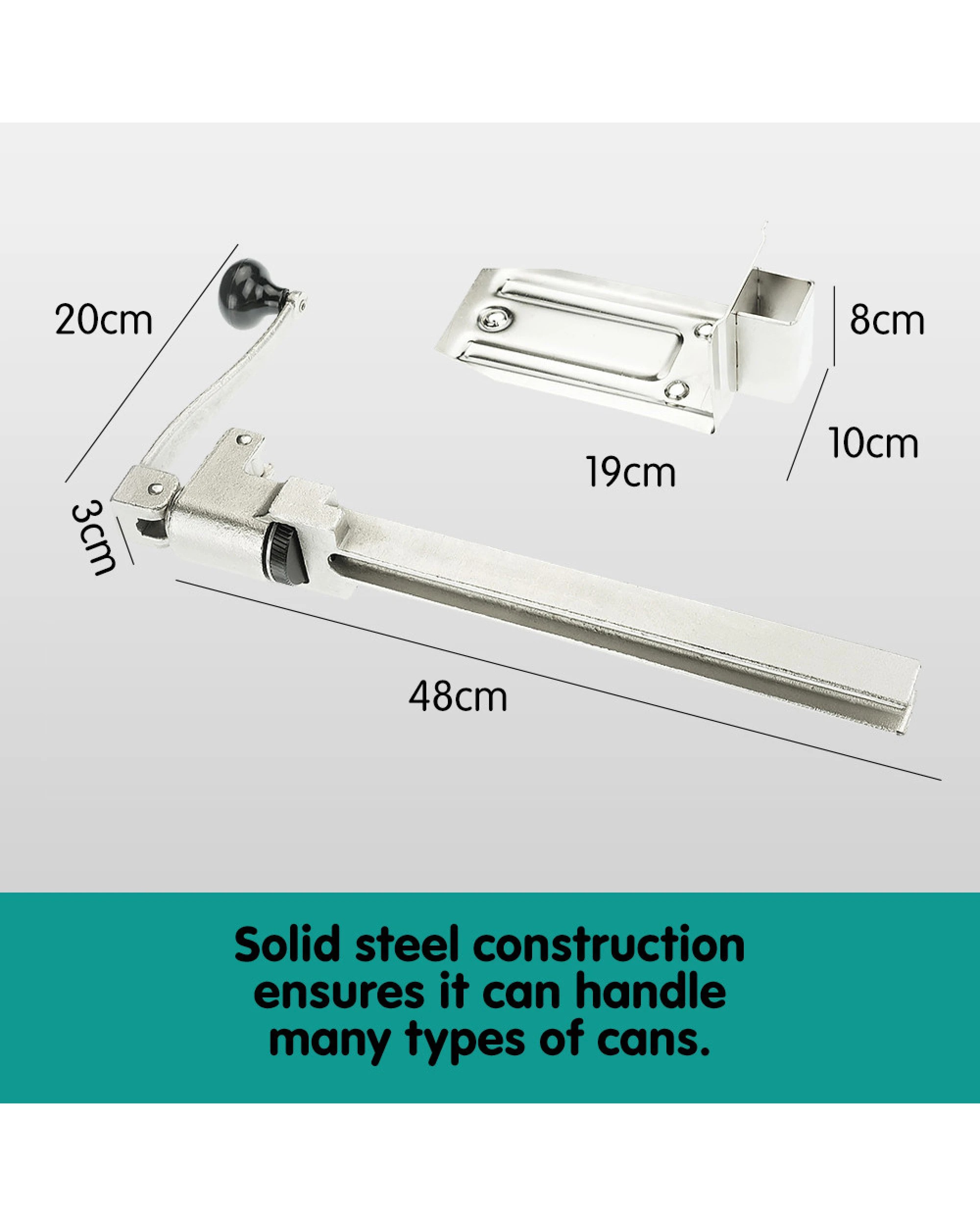 6 Heavy Duty Can Opener Kitchen Tool Counter Bench Top, 6 of 8