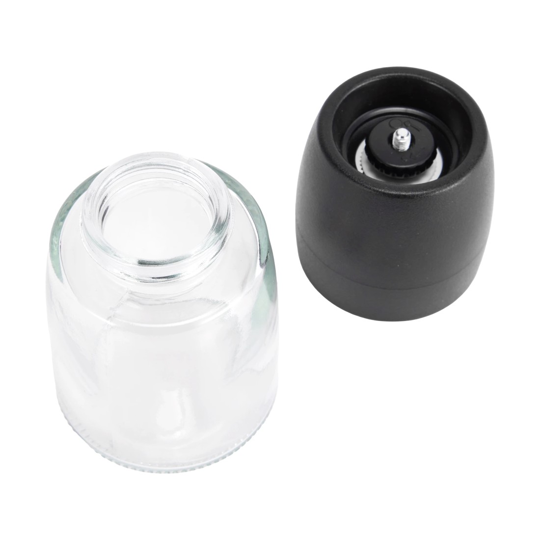 3 Black Glass Salt & Pepper Grinder, 3 of 6