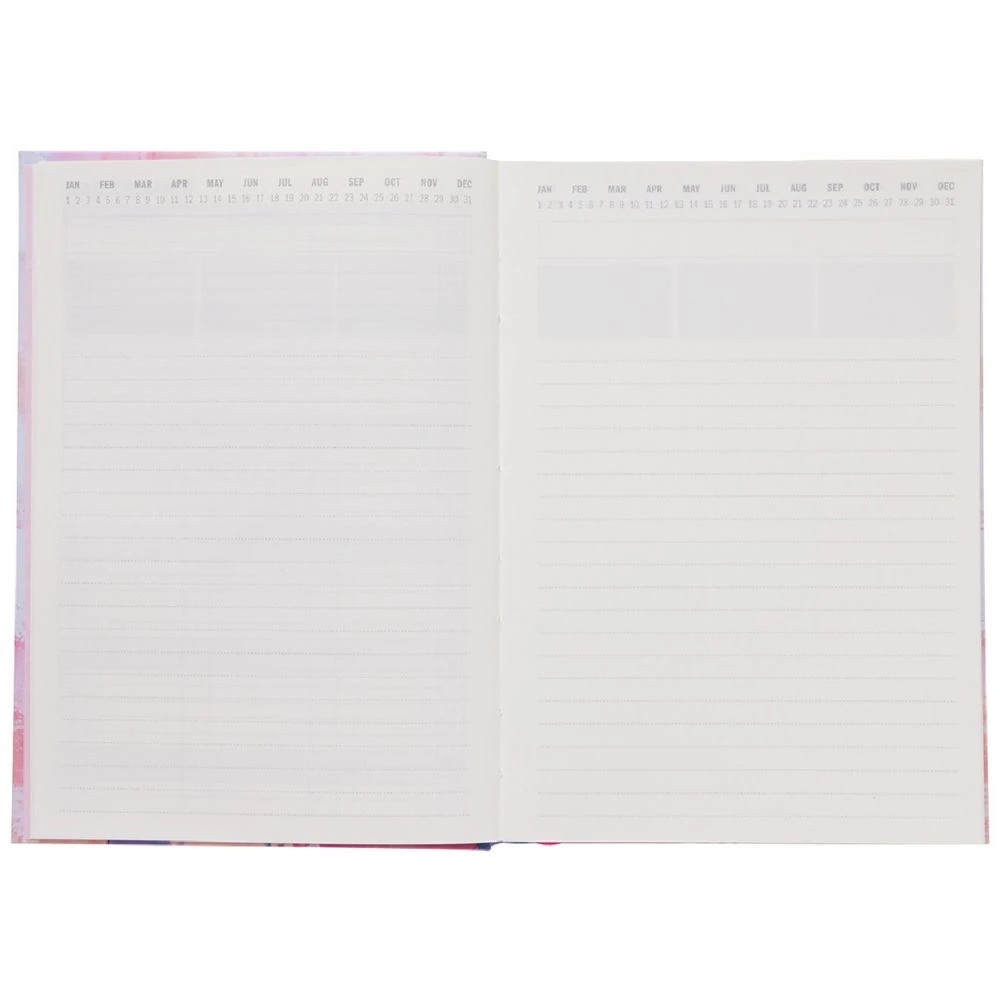 4 Otto A5 Day to Page Undated Diary Paint, 4 of 6