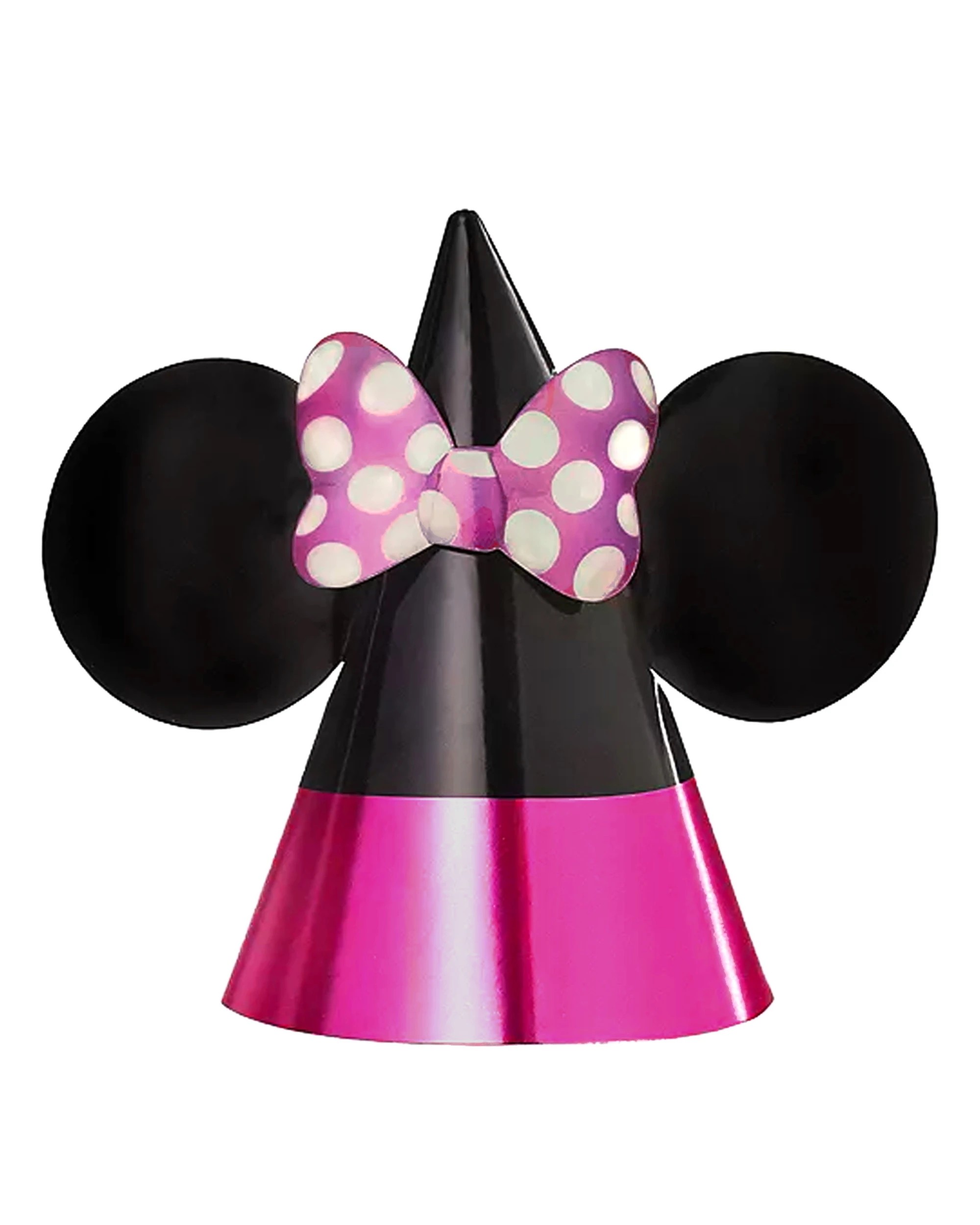 1 Disney Minnie Mouse Forever Party Hats Pack of 8, 1 of 1