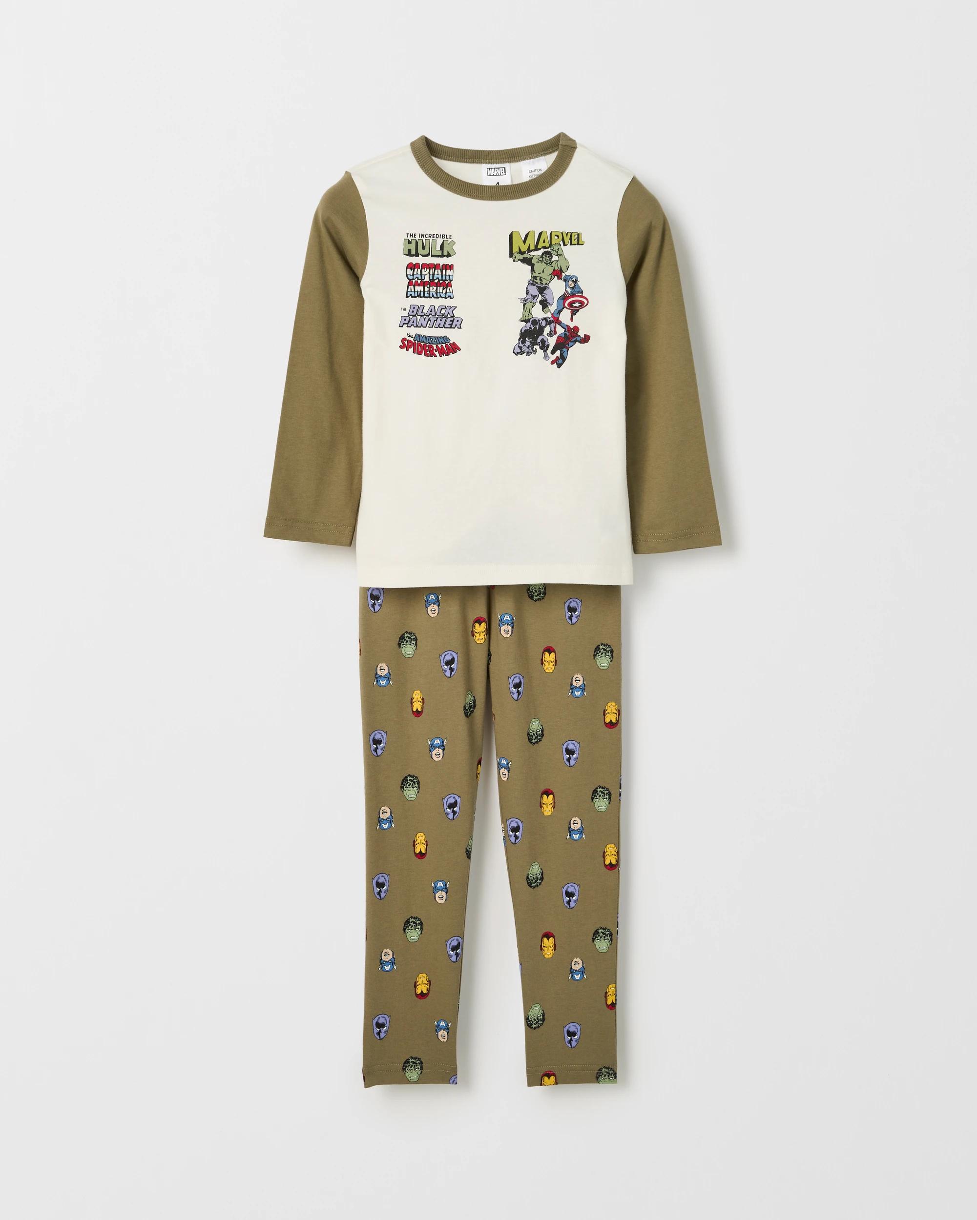 2 Marvel Australian Cotton 2 Pack Younger Boys Pyjama Set MARVEL, 2 of 5