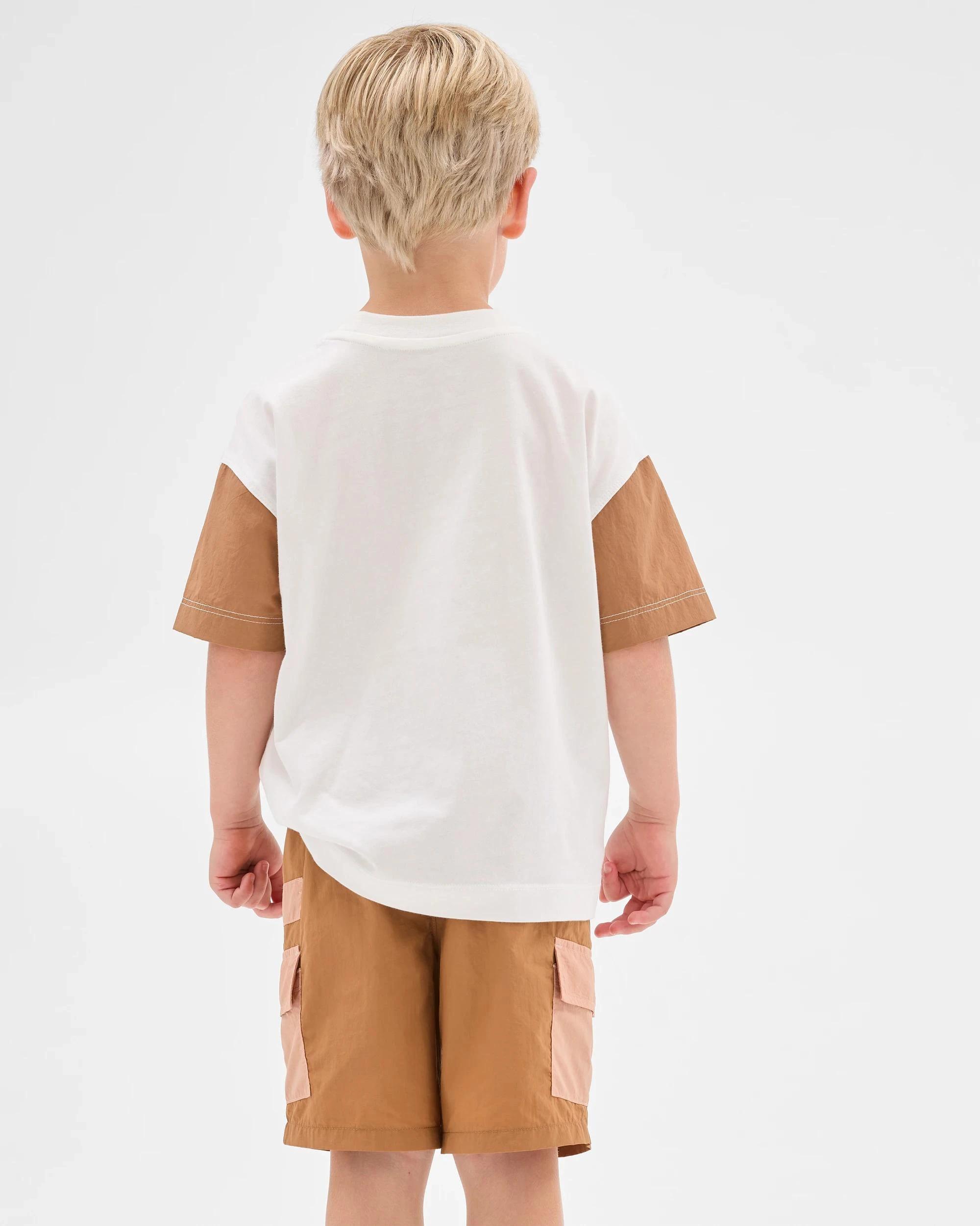 4 Target Australian Cotton and Nylon Blend Oversized T-shirt CREAM, 4 of 8