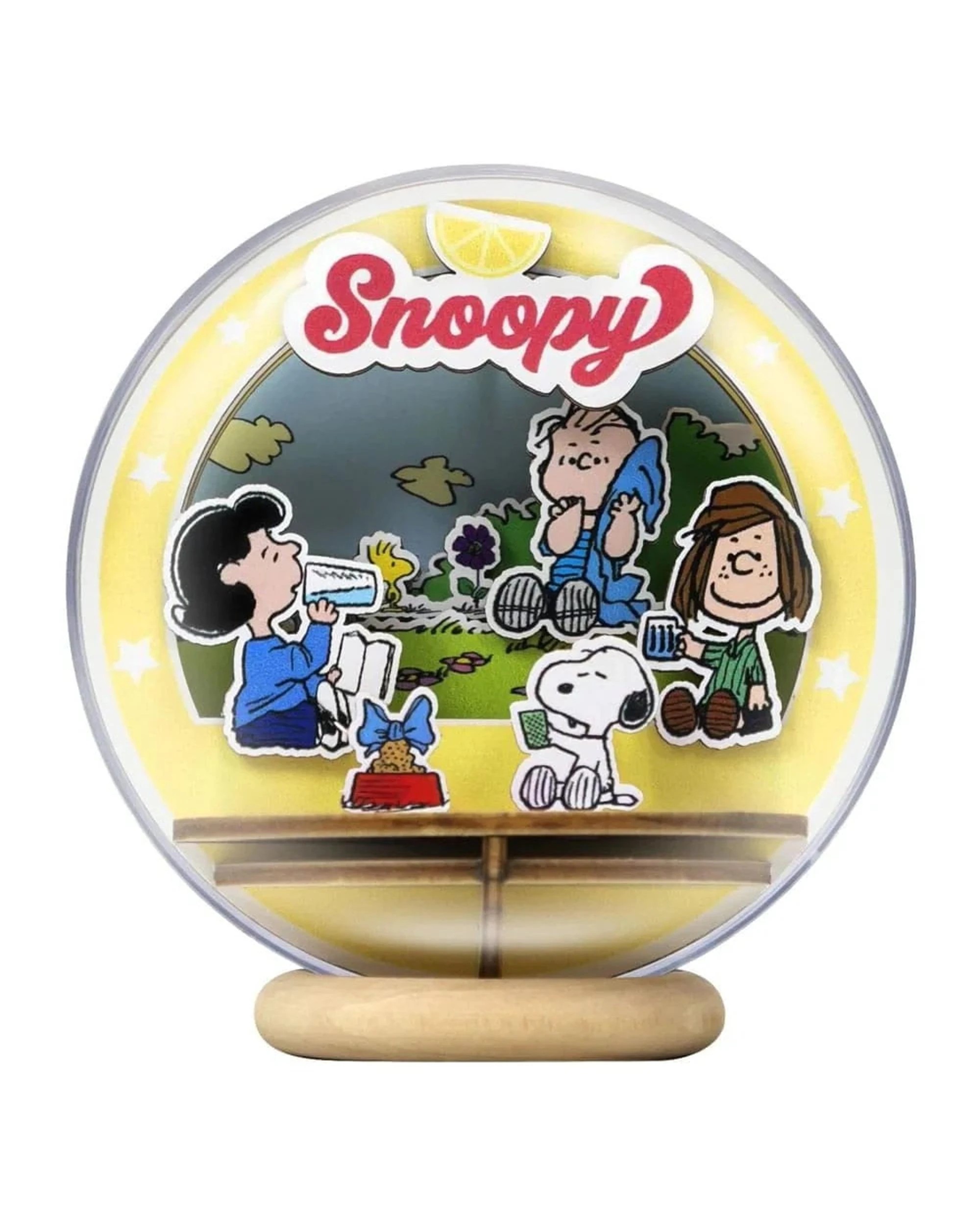 1 Pantasy Puremind Peanuts Snoopy Picnic Party Sphere Land Model Kit - 2403, 1 of 5