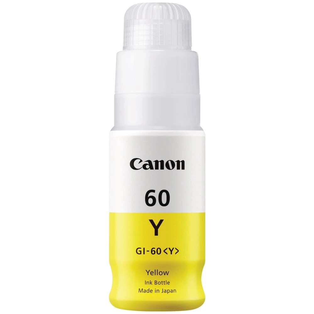 2 Canon 70mL MegaTank Ink Bottle Yellow GI 60, 2 of 2