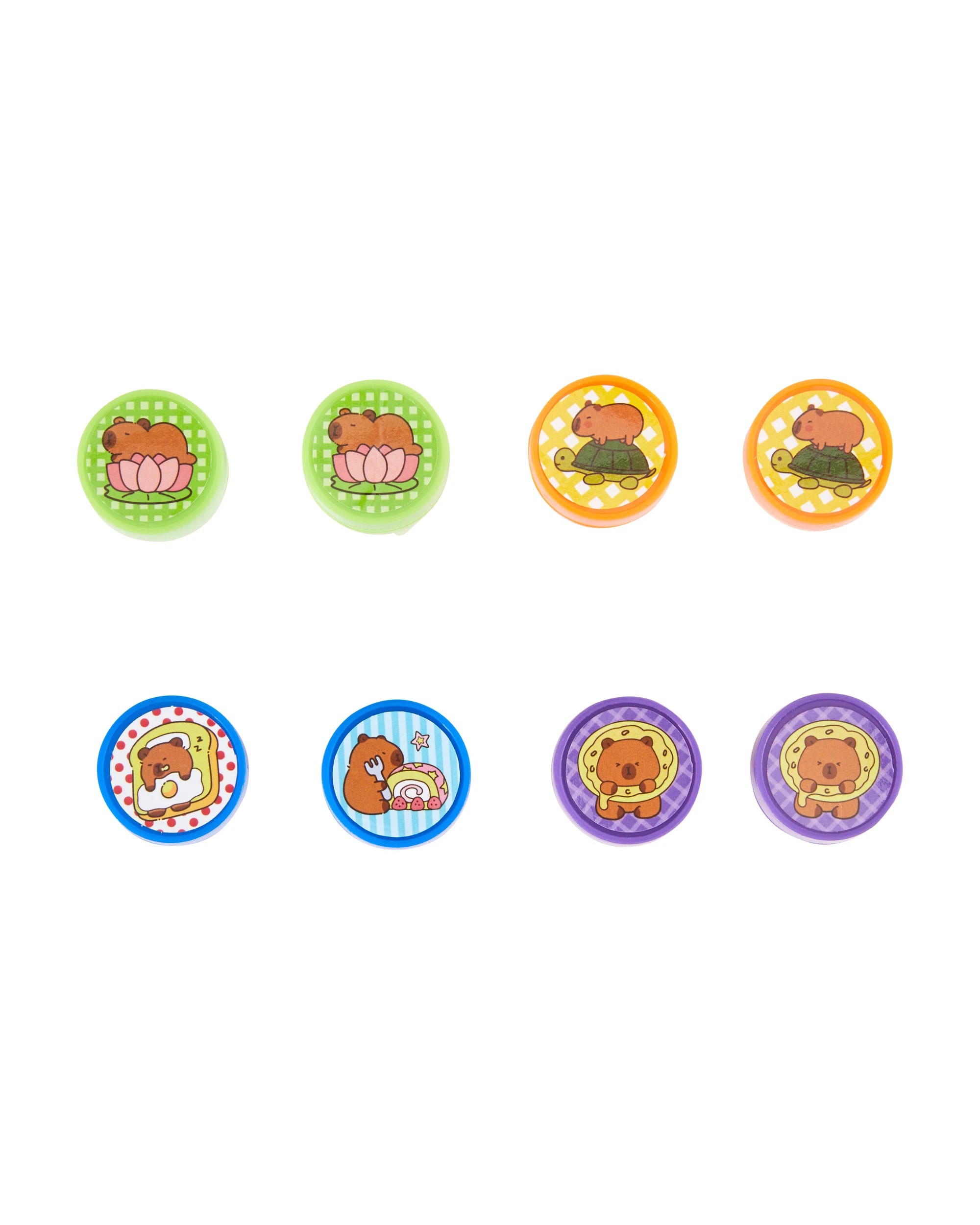 8 Piece Capybara Stamp Favours - Kmart