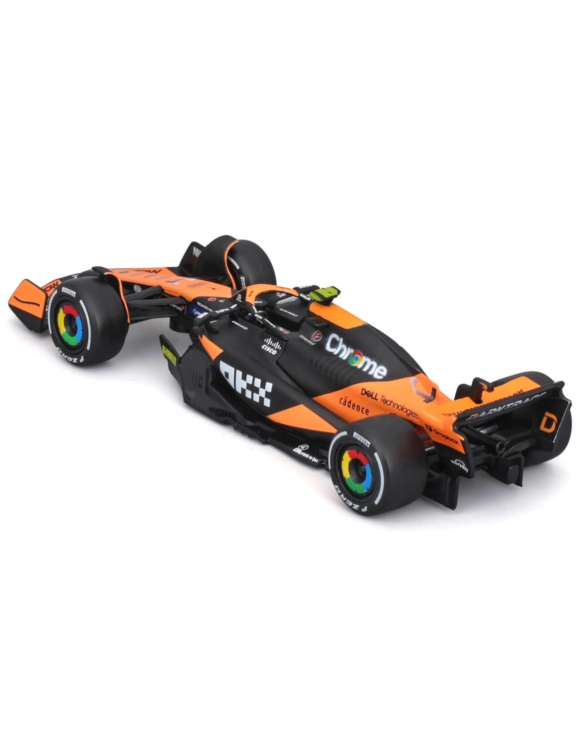 3 Bburago Formula Racing 2024 F-1 McLaren MCL38 #4 Lando Norris WB 1:43 Scale Diecast Vehicle, 3 of 6