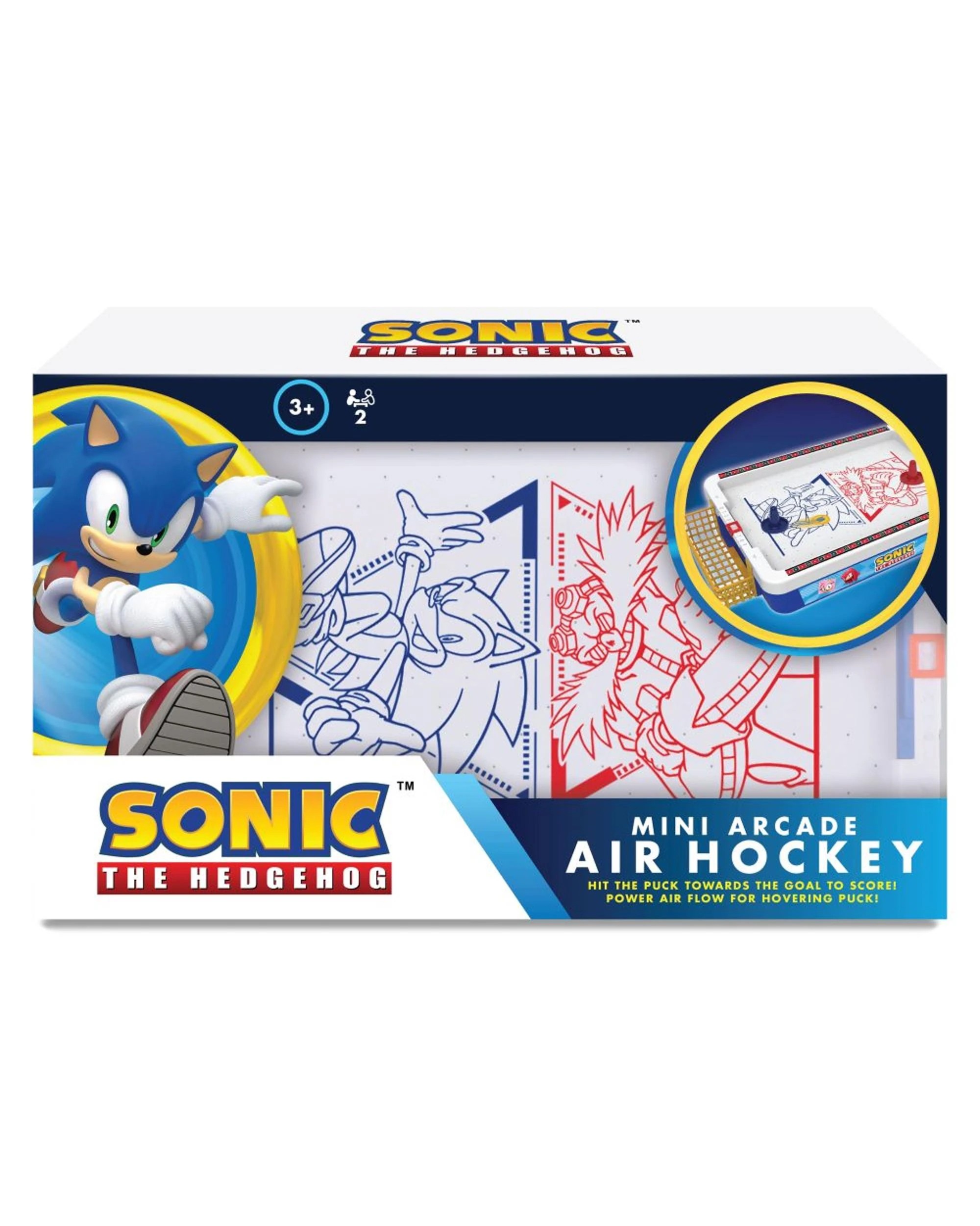 3 Sonic The Hedgehog Mini Arcade Air Hockey, 3 of 3