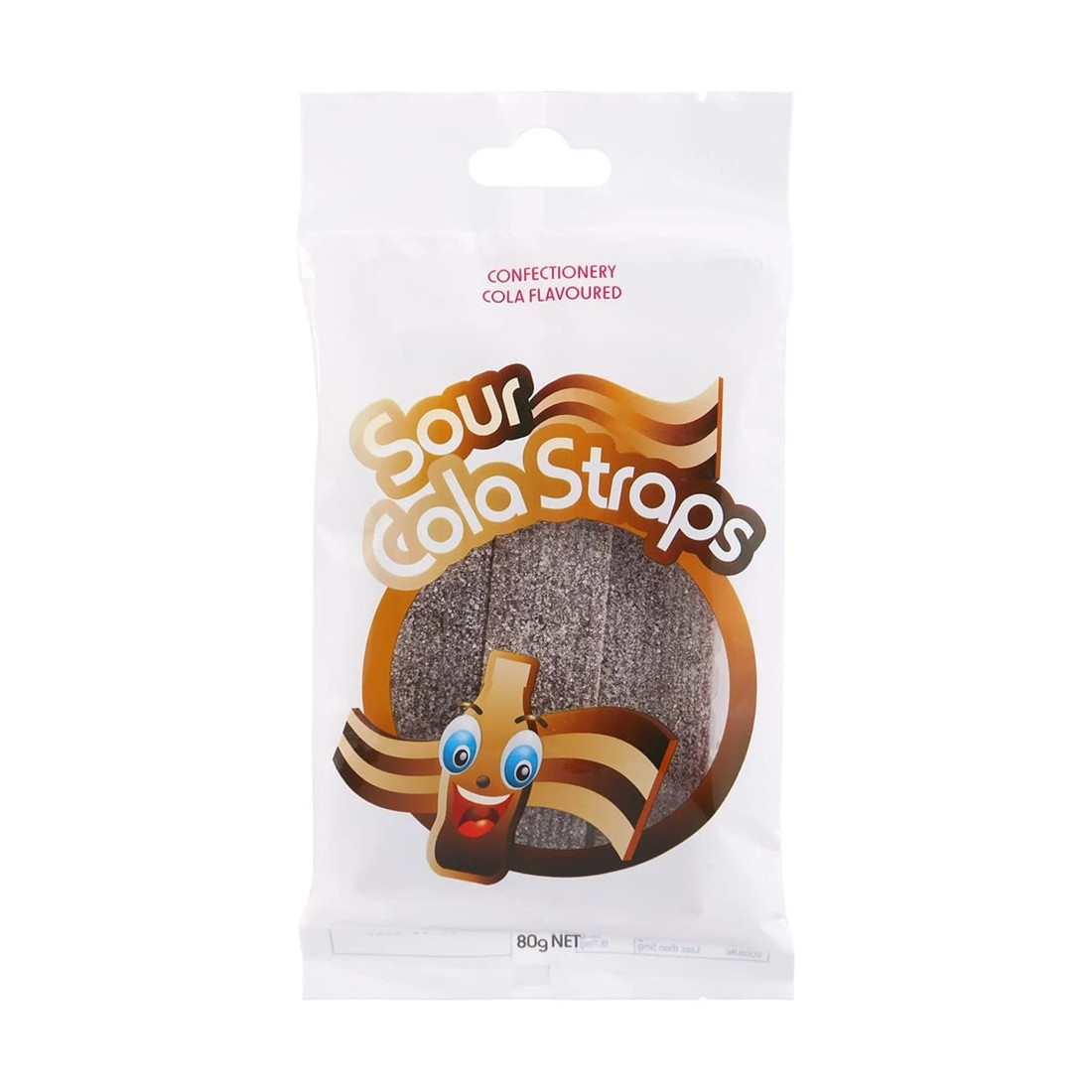 1 Sour Cola Straps 80g, 1 of 3