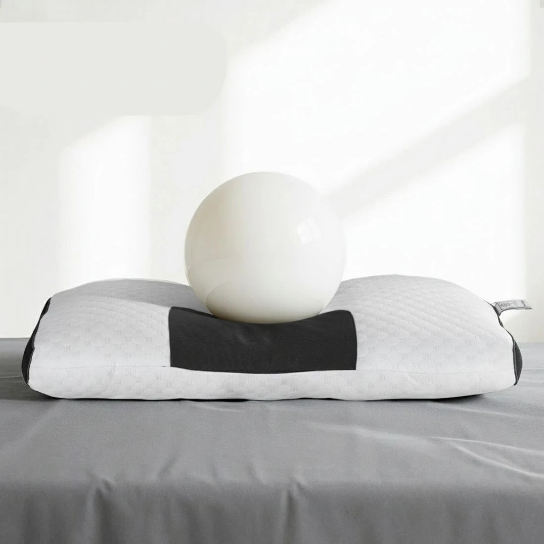 4 Giselle Bedding Contour Pillow Ergonomic Neck Pillow 48X73CM - White, 4 of 8