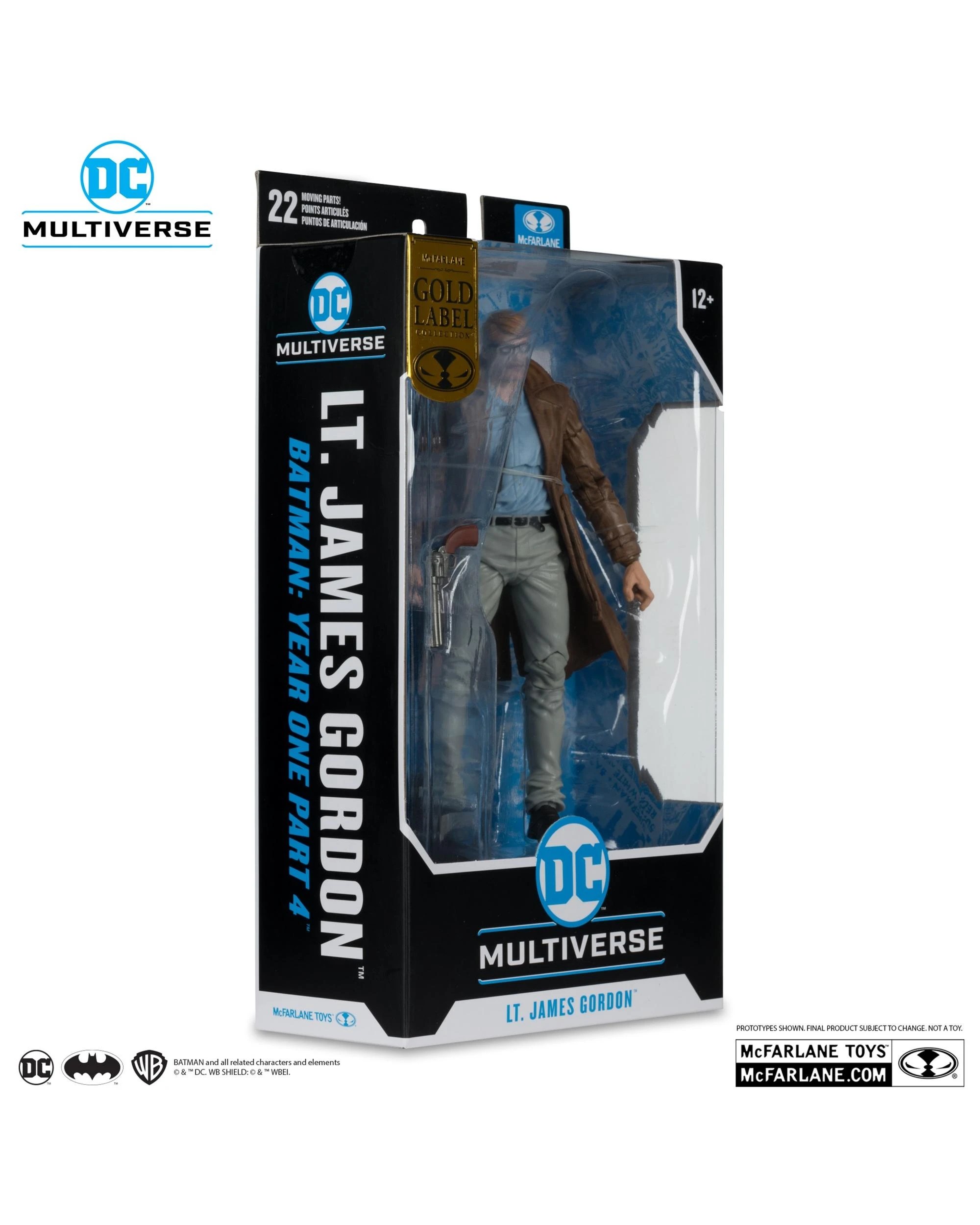 8 DC Multiverse Gold Label Batman Year One Part Four Lieutenant James Gordon 7 inch Figure, 8 of 9