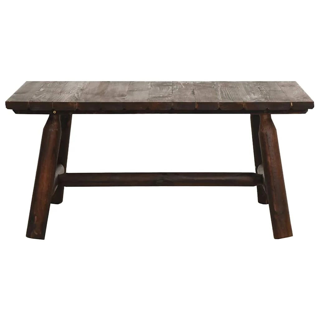 2 vidaXL coffee table Durable - Brown, 2 of 5