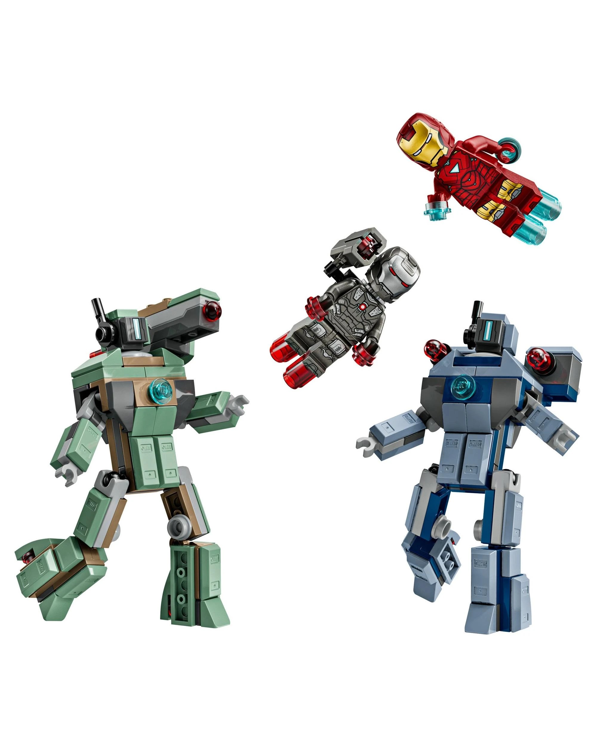 2 LEGO Marvel Iron Man and War Machine vs Hammer Drones - 76320, 2 of 10