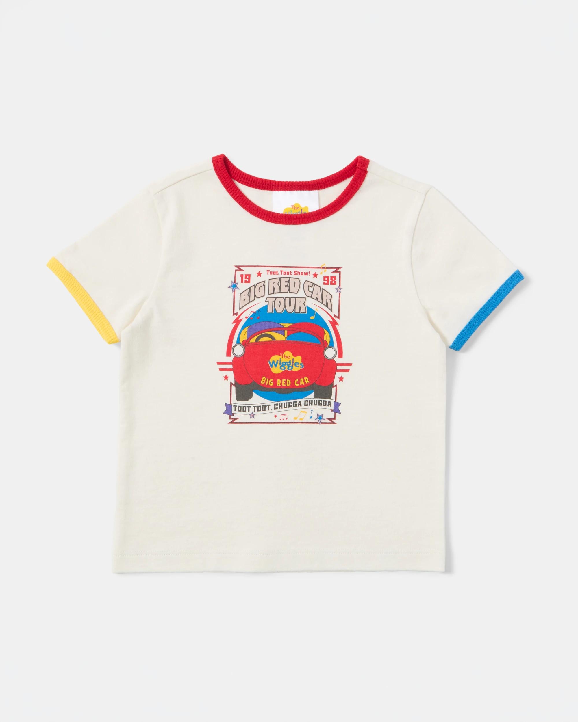 1 Wiggles License Short Sleeve T-shirt Car Tour, 1 of 3