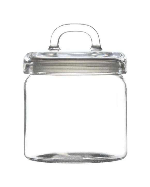 Maxwell & Williams 1l Refresh Glass Canister Food Storage With Solid Glass Lid - Clear