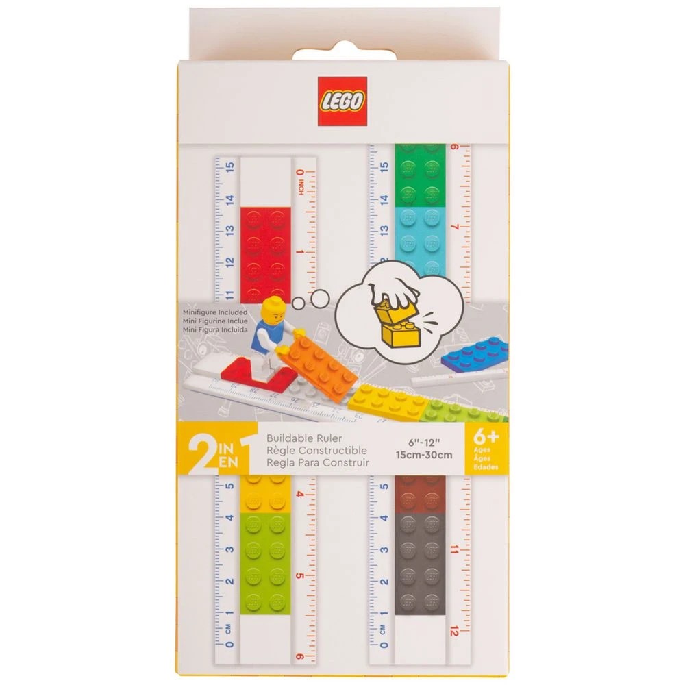 1 Lego Buildable Ruler with Mini Figurine, 1 of 3