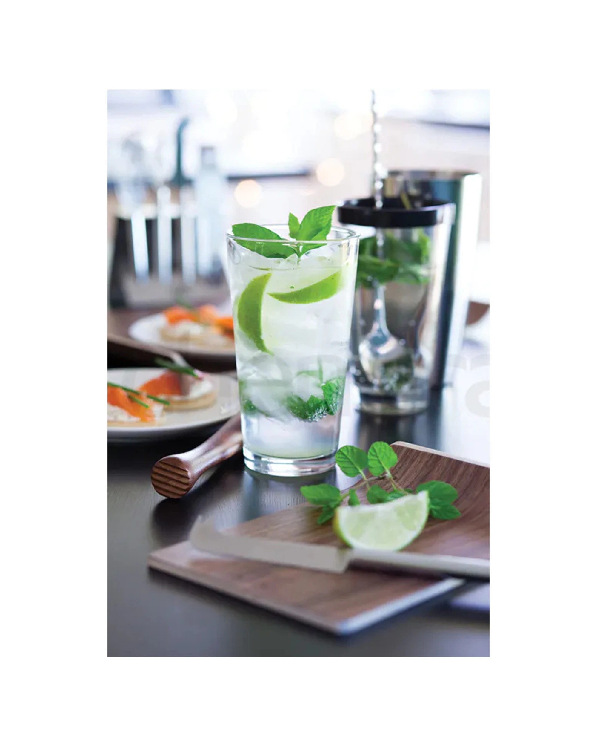 2 BarCraft 4pc Luxe Lounge Mojito Cocktail Maker Set - Silver, 2 of 3