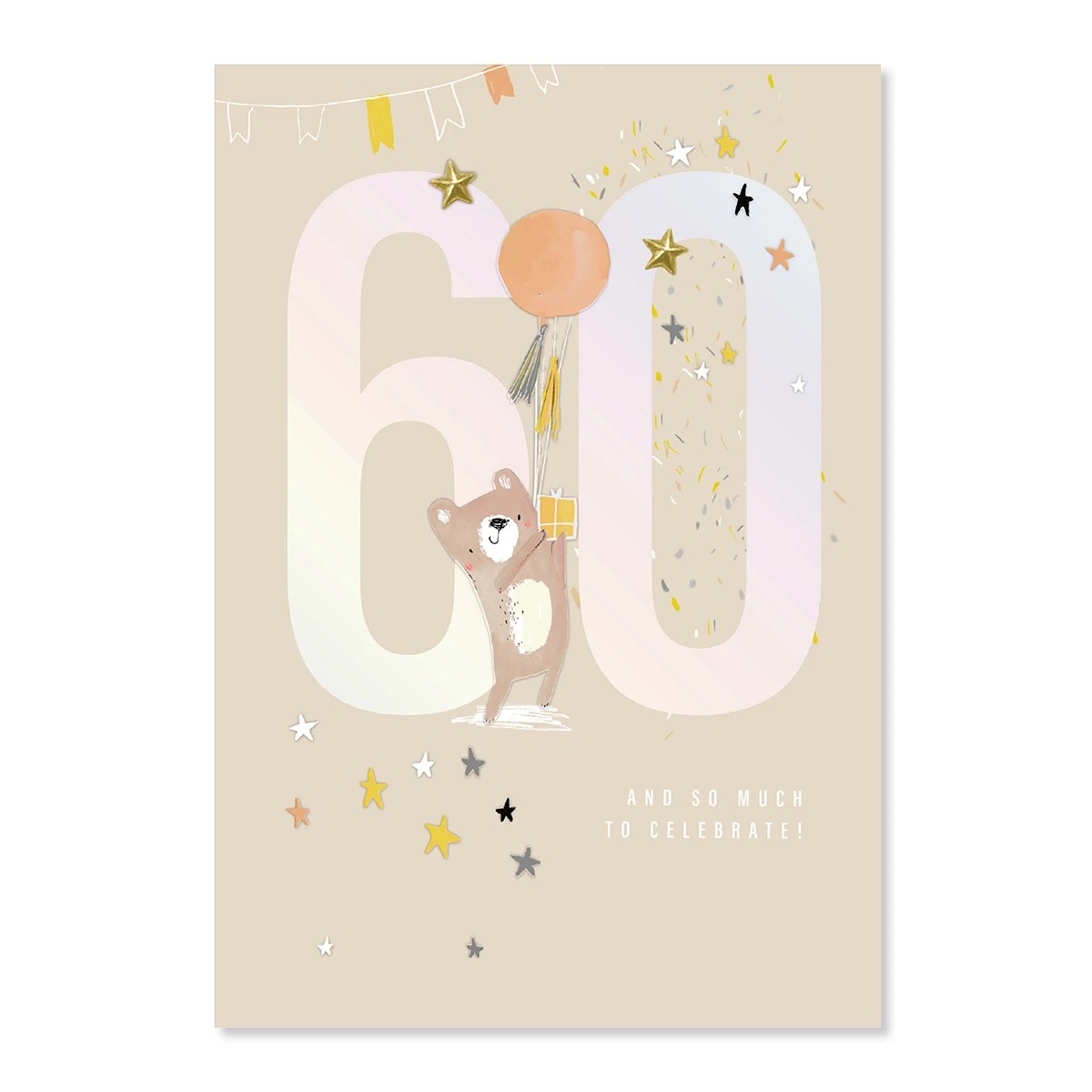 3 Connections from Hallmark 60th Birthday Card - 60 And So Much To Celebrate!, 3 of 3