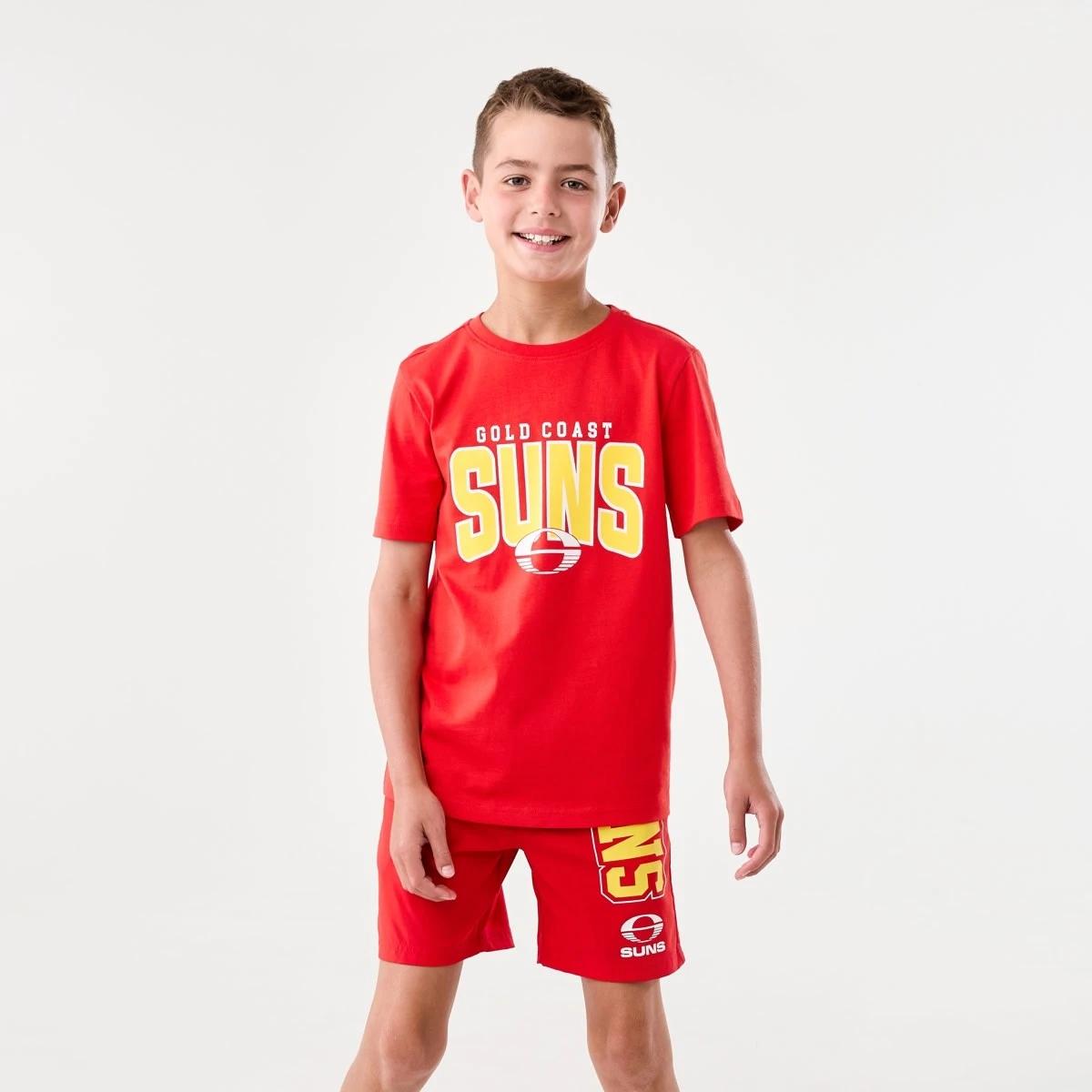 1 Official AFL Kids T-shirt Gc Suns, 1 of 8