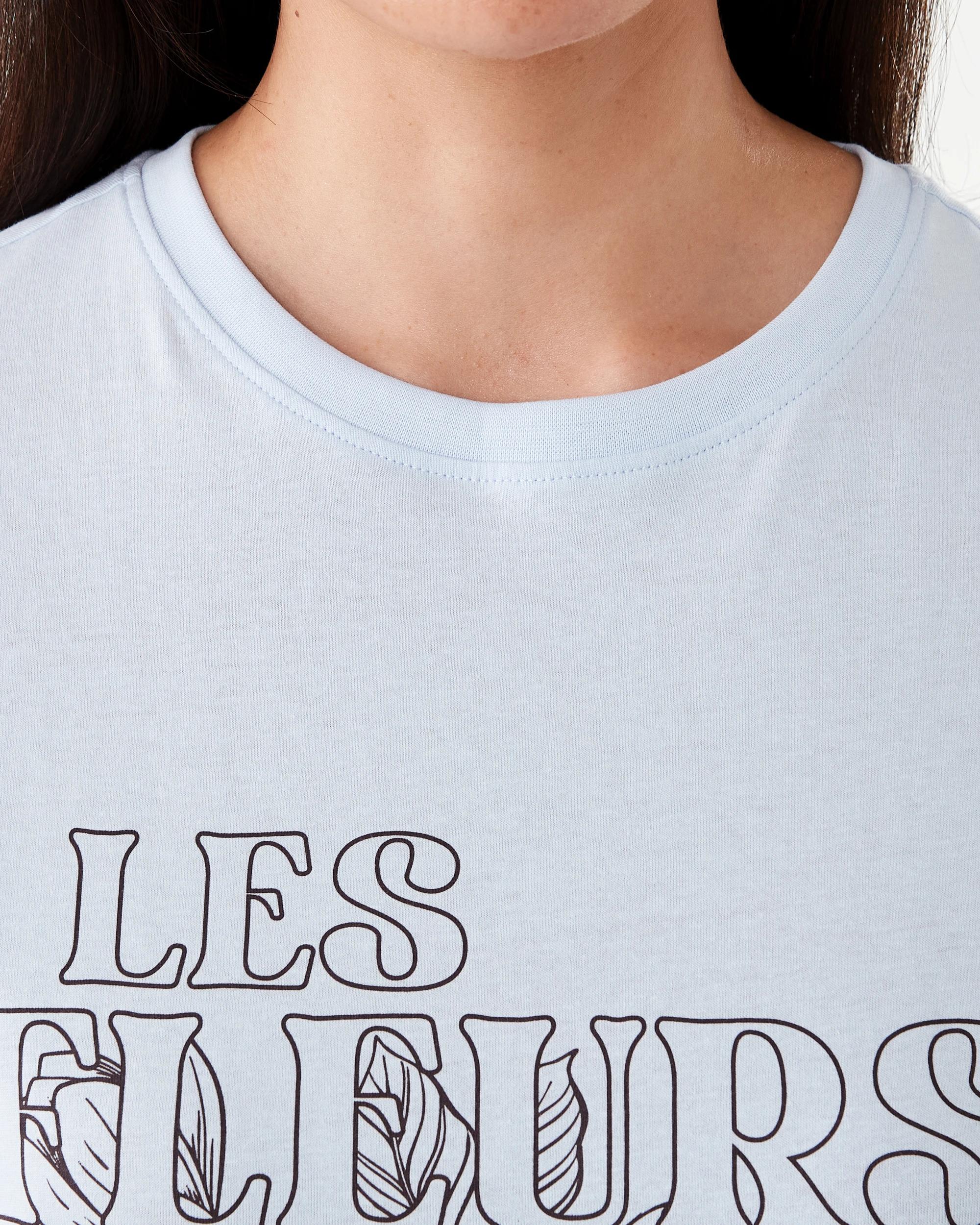 6 Short Sleeve Printed T-shirt Les Fleurs, 6 of 6