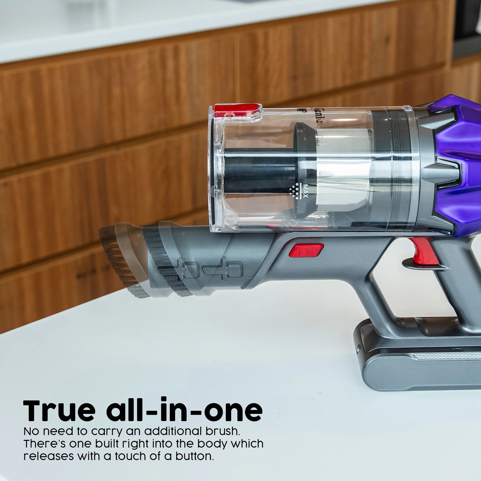 9 MyGenie Sentinel Ai Pro Stick Vac with Mop - Grey, 9 of 10