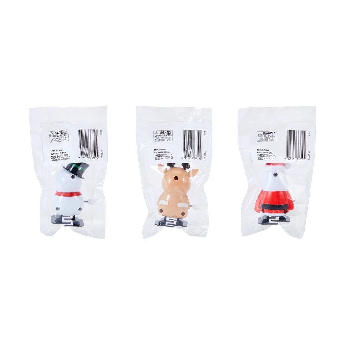 6 Christmas Wind Up Figure - Assorted, 6 of 6