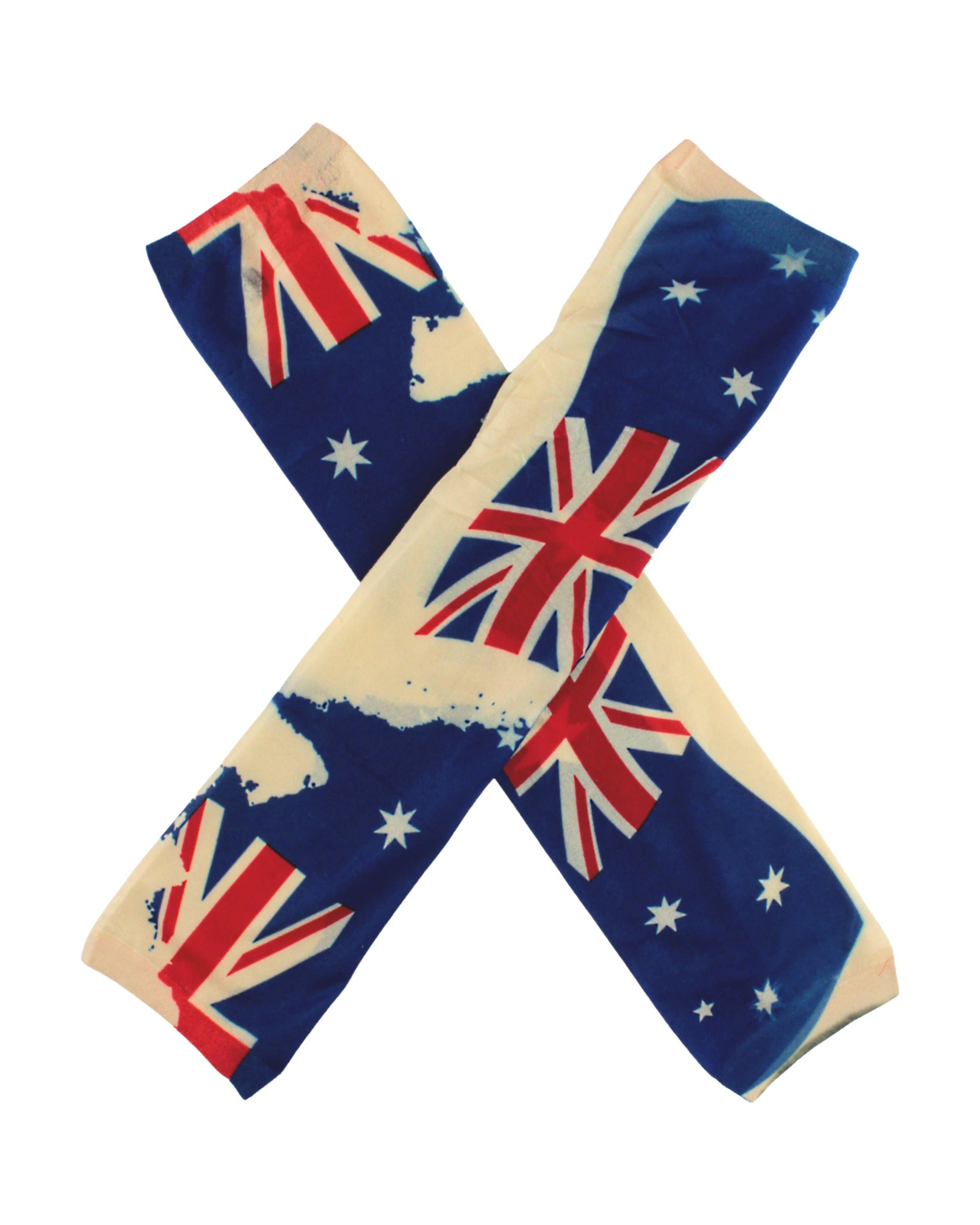 1 Party Planet Adult Australian Tattoo Sleeves 1 Pair, 1 of 1