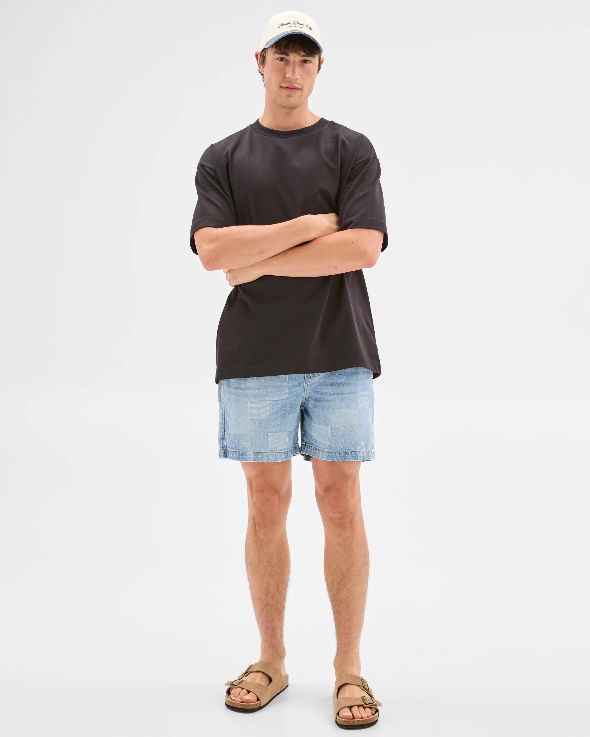 1 Denim Volley Shorts - Commons INDIGO PATCH, 1 of 6