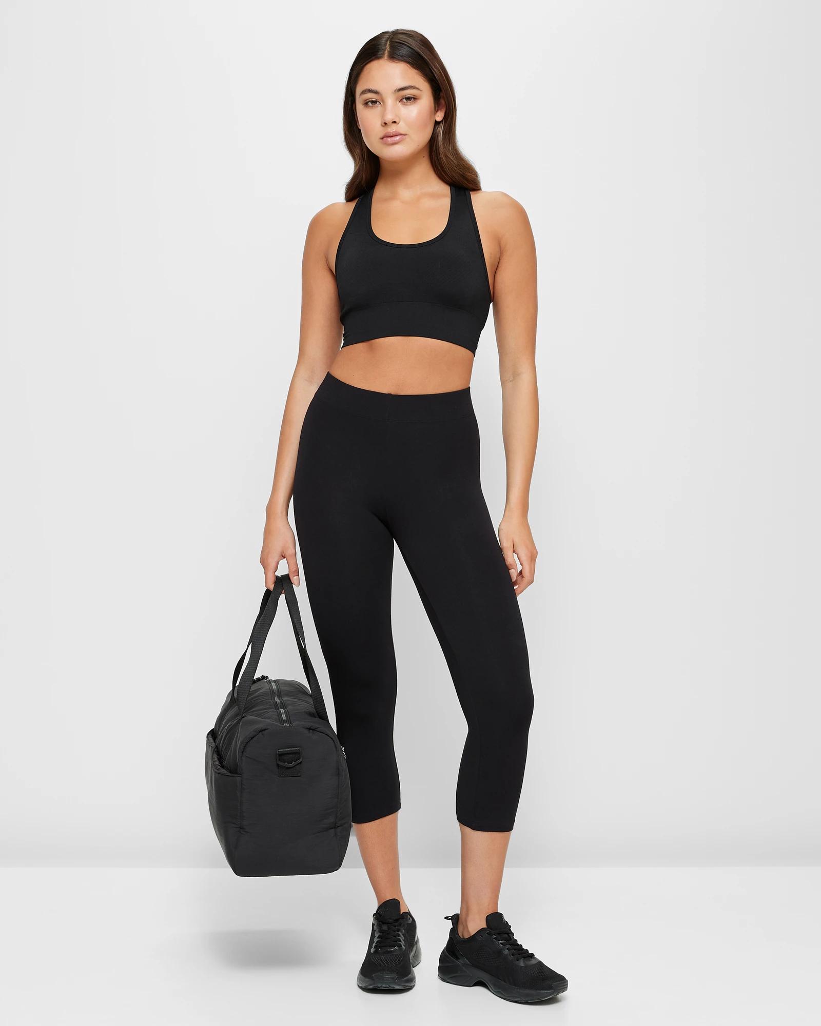 1 Target Active 3/4 Length Leggings BLACK, 1 of 5