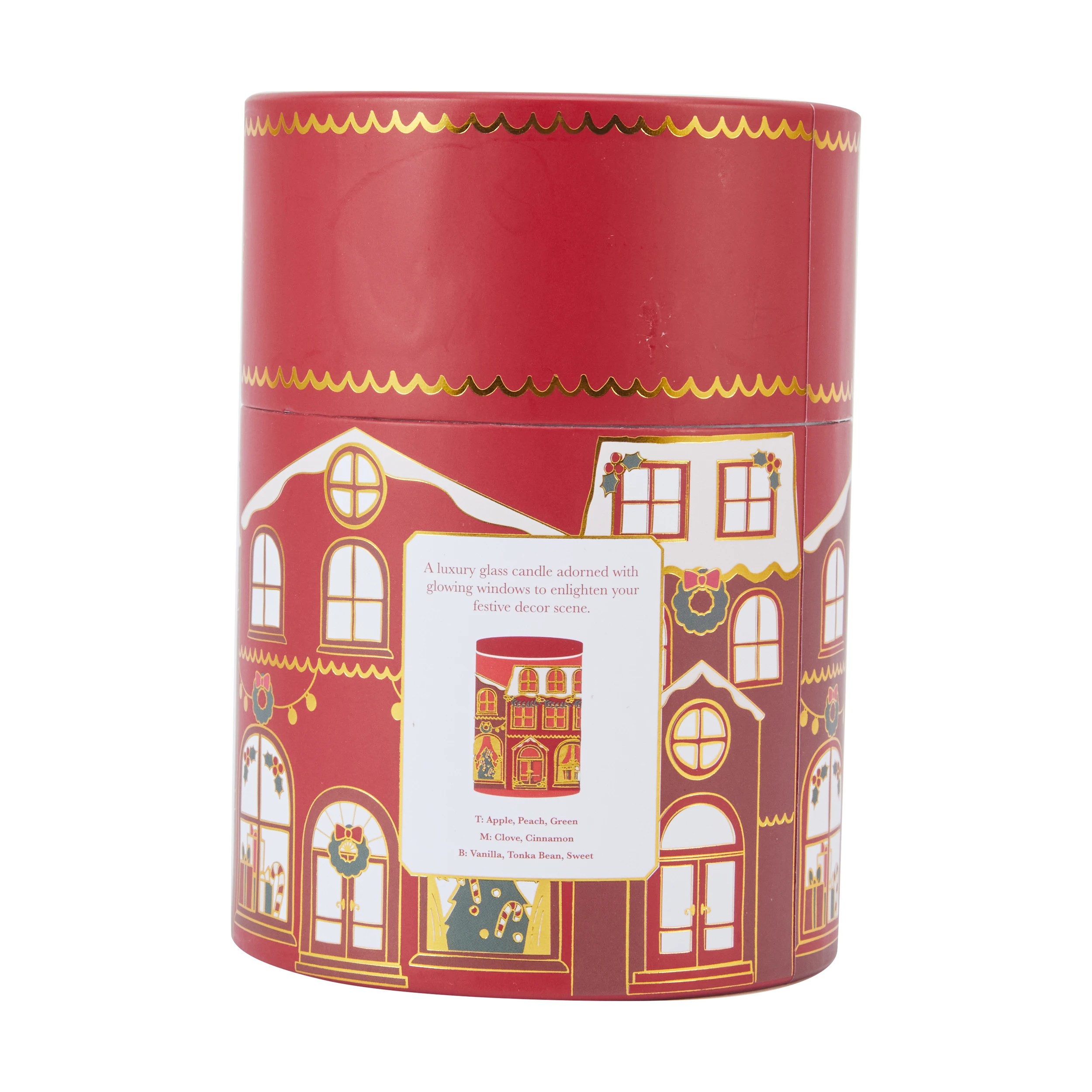 5 Christmas Village Glowing Scene Candle, 5 of 5
