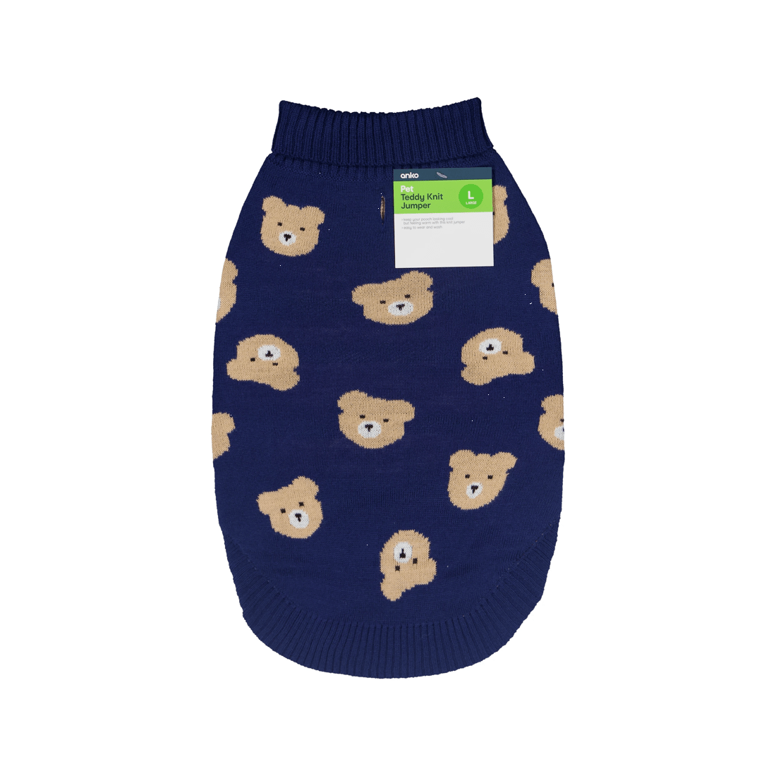 9 Pet Teddy Knit Jumper - Large, 9 of 9