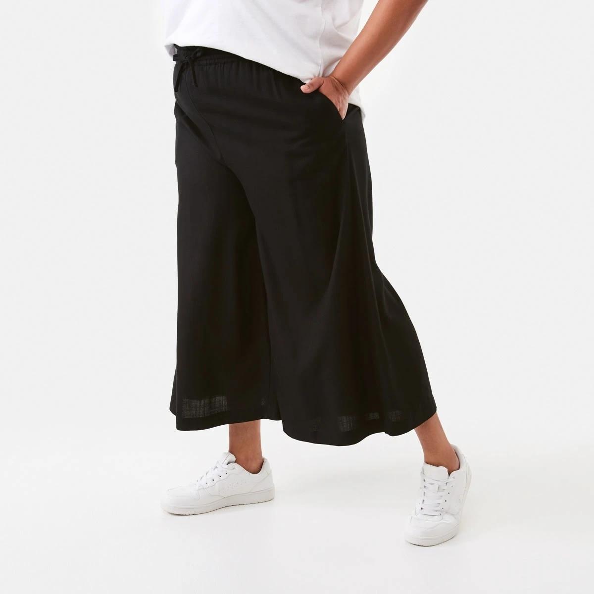 2 Curve Swing Culottes Black, 2 of 5