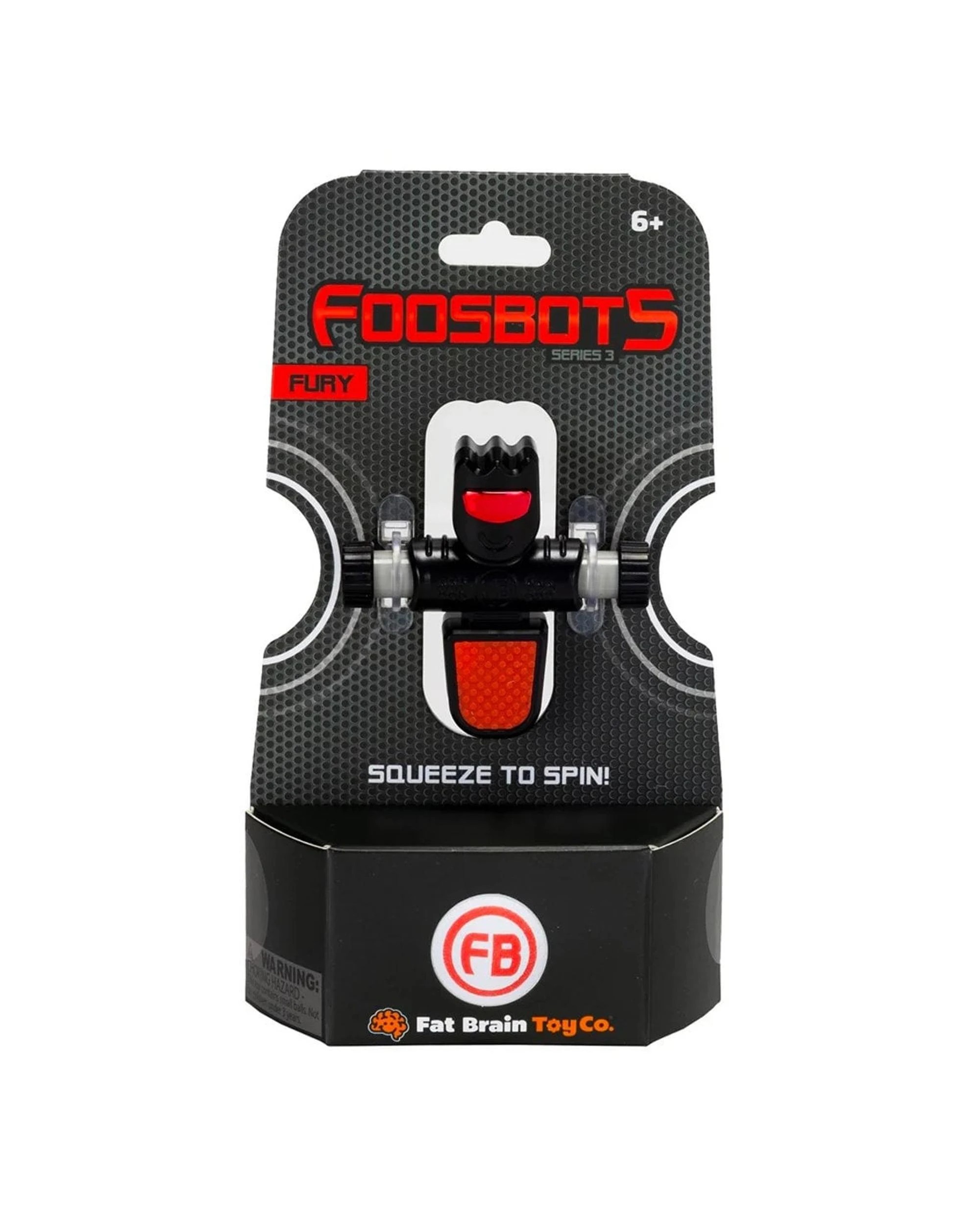 1 Fat Brain Toy Co Foosbots Series 3 Fury - Black, 1 of 4