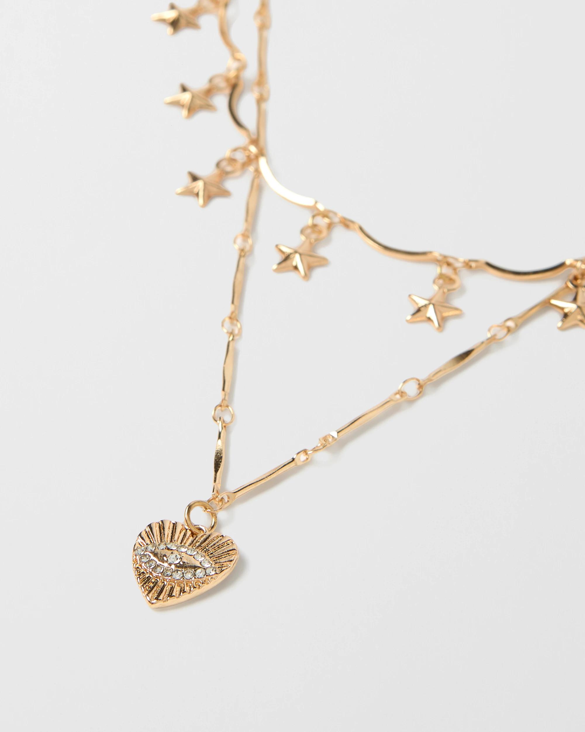 2 2 Pack Celestial Necklace - Gold Tone Gold, 2 of 5