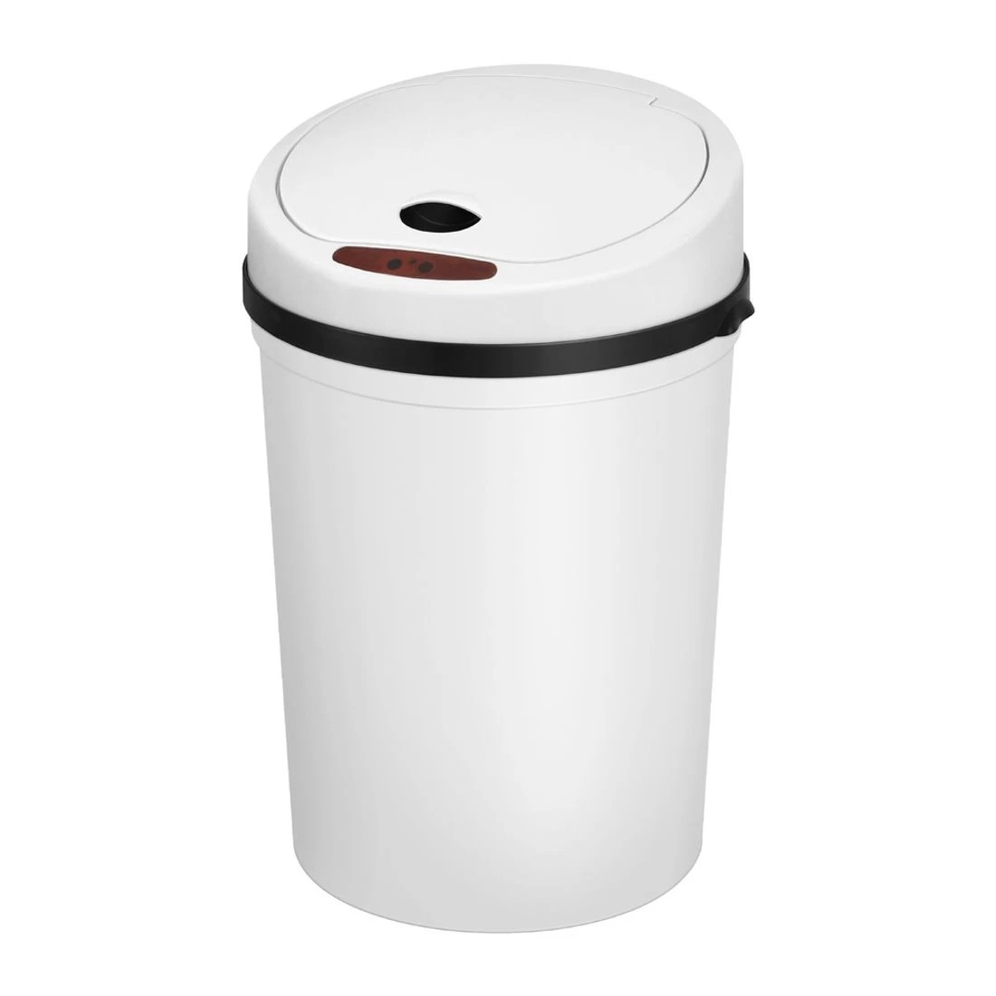1 Devanti Sensor Bin Motion Rubbish Bins Kitchen Automatic Trash Can 9L - White, 1 of 6