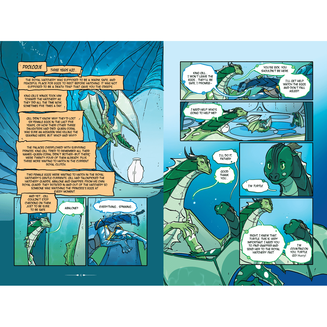 3 Wings of Fire The Graphic Novel: Talons of Power by Tui T. Sutherland - Book 9, 3 of 3