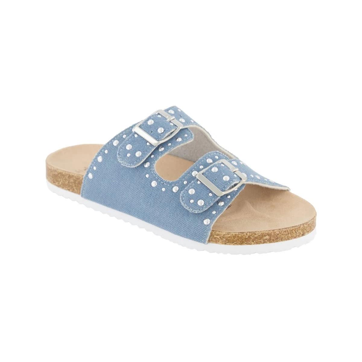 1 Senior Corduroy Sandals Chambray, 1 of 6