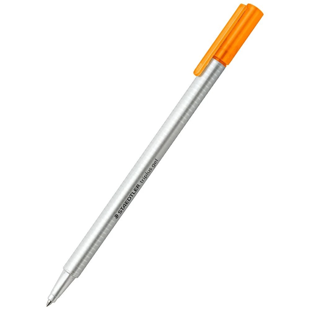 2 Staedtler Triplus Plus Gel Pen 0.7mm Orange, 2 of 4